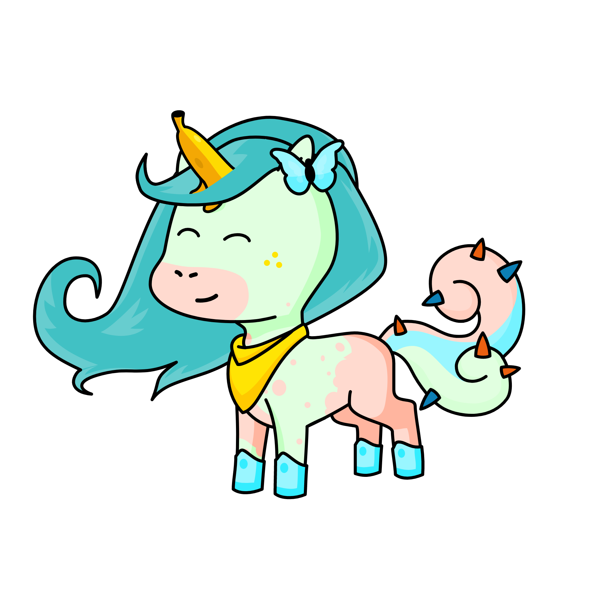 mama banana, the unicorn