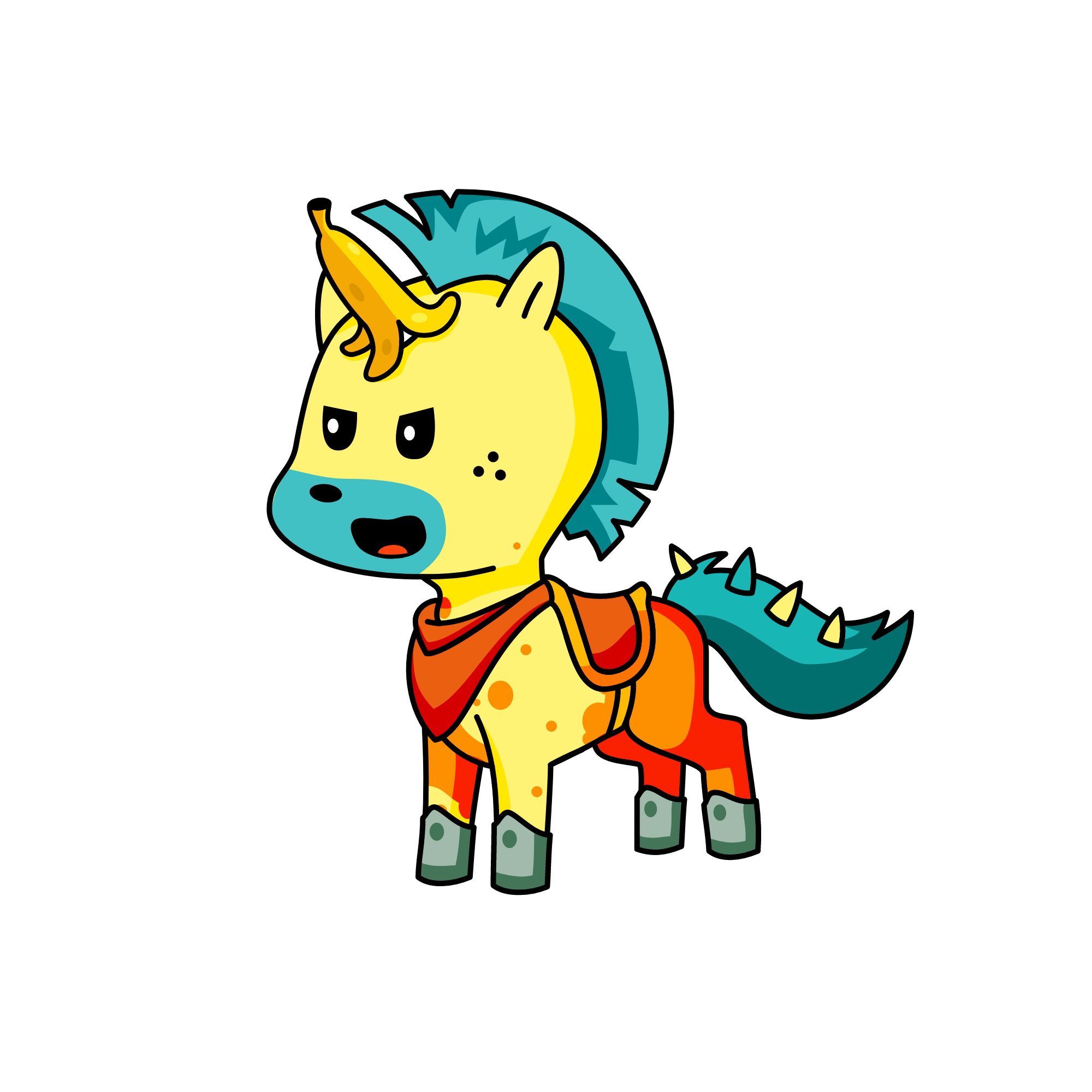 papa banana, the unicorn