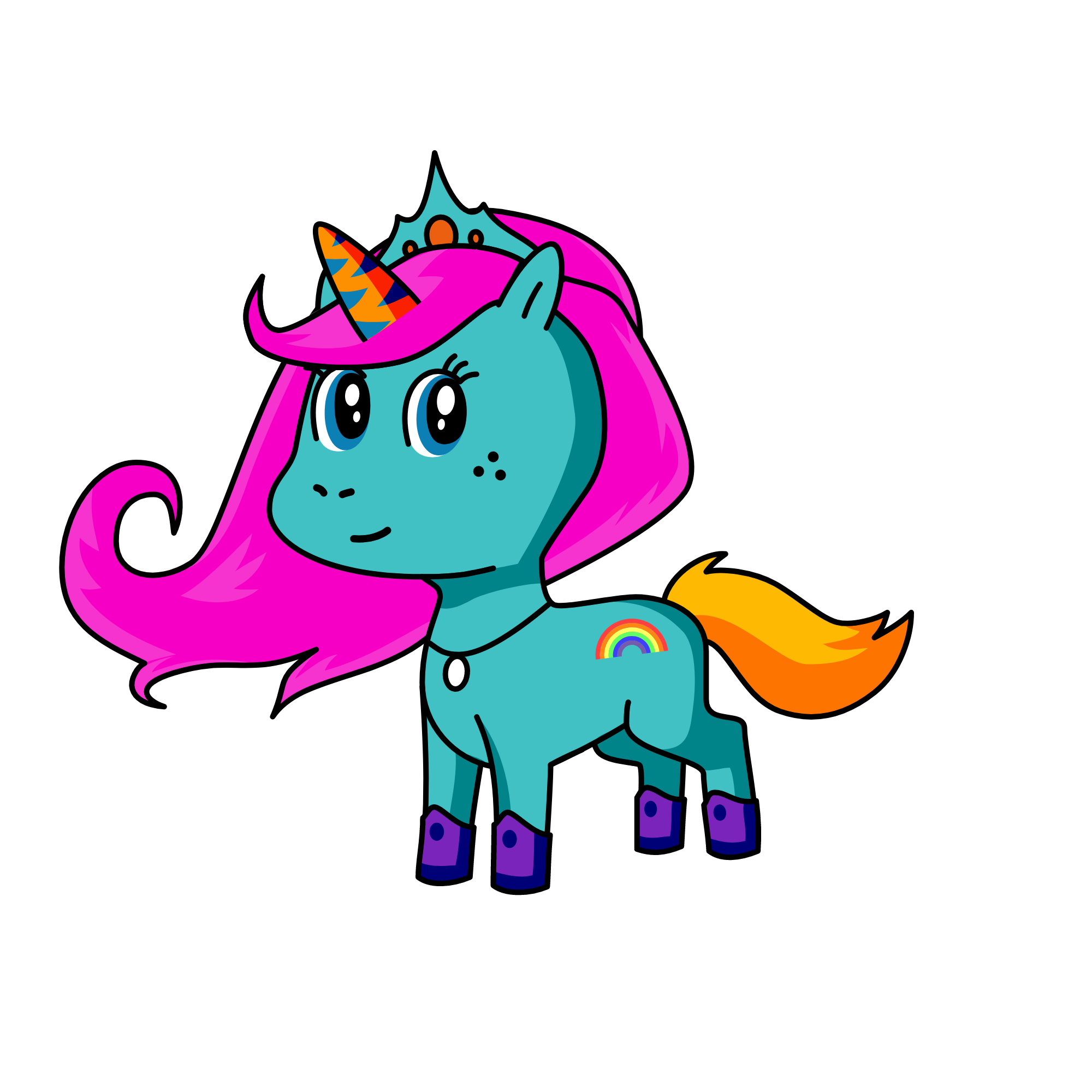 kaka putri, the unicorn