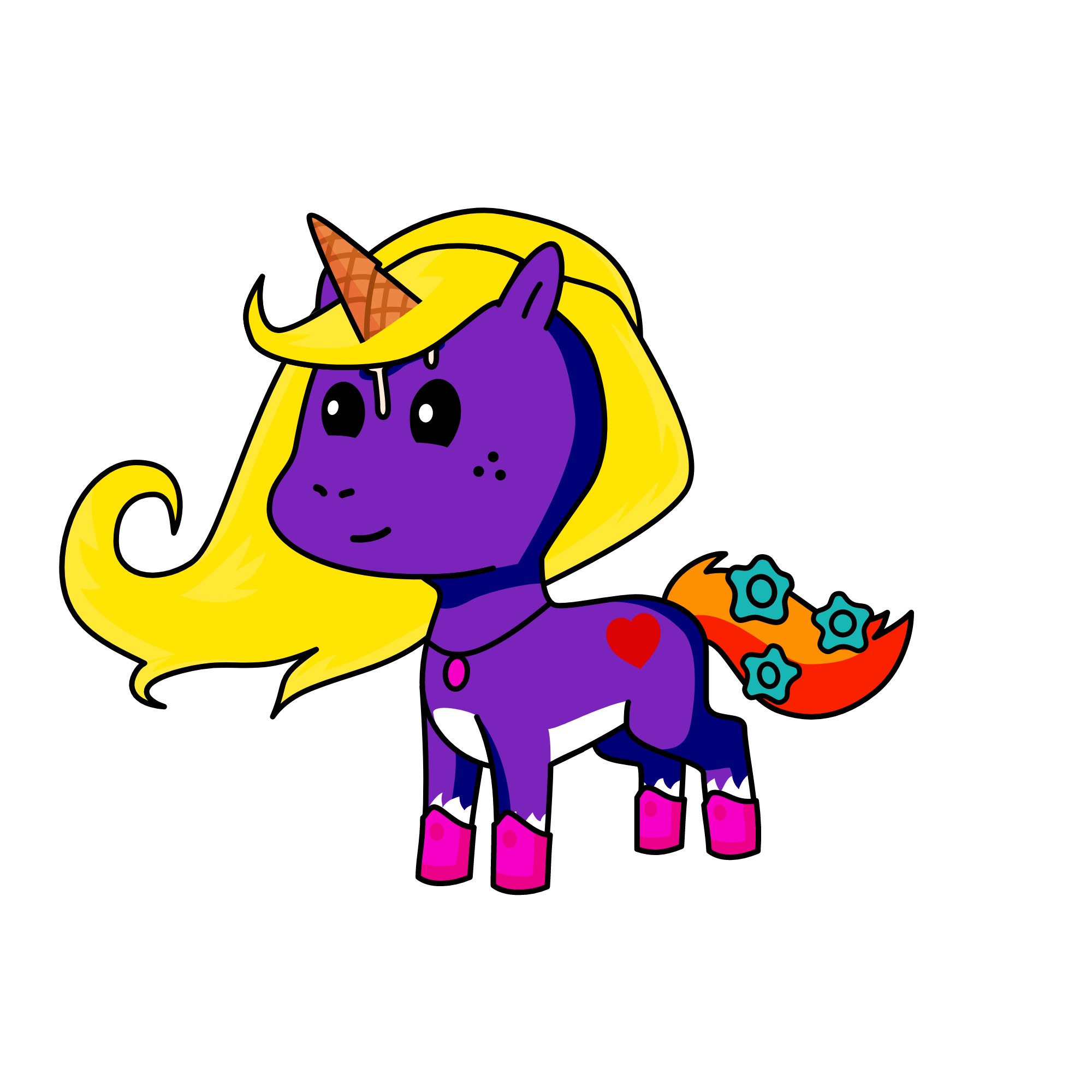 KAKA PIXIE, the unicorn