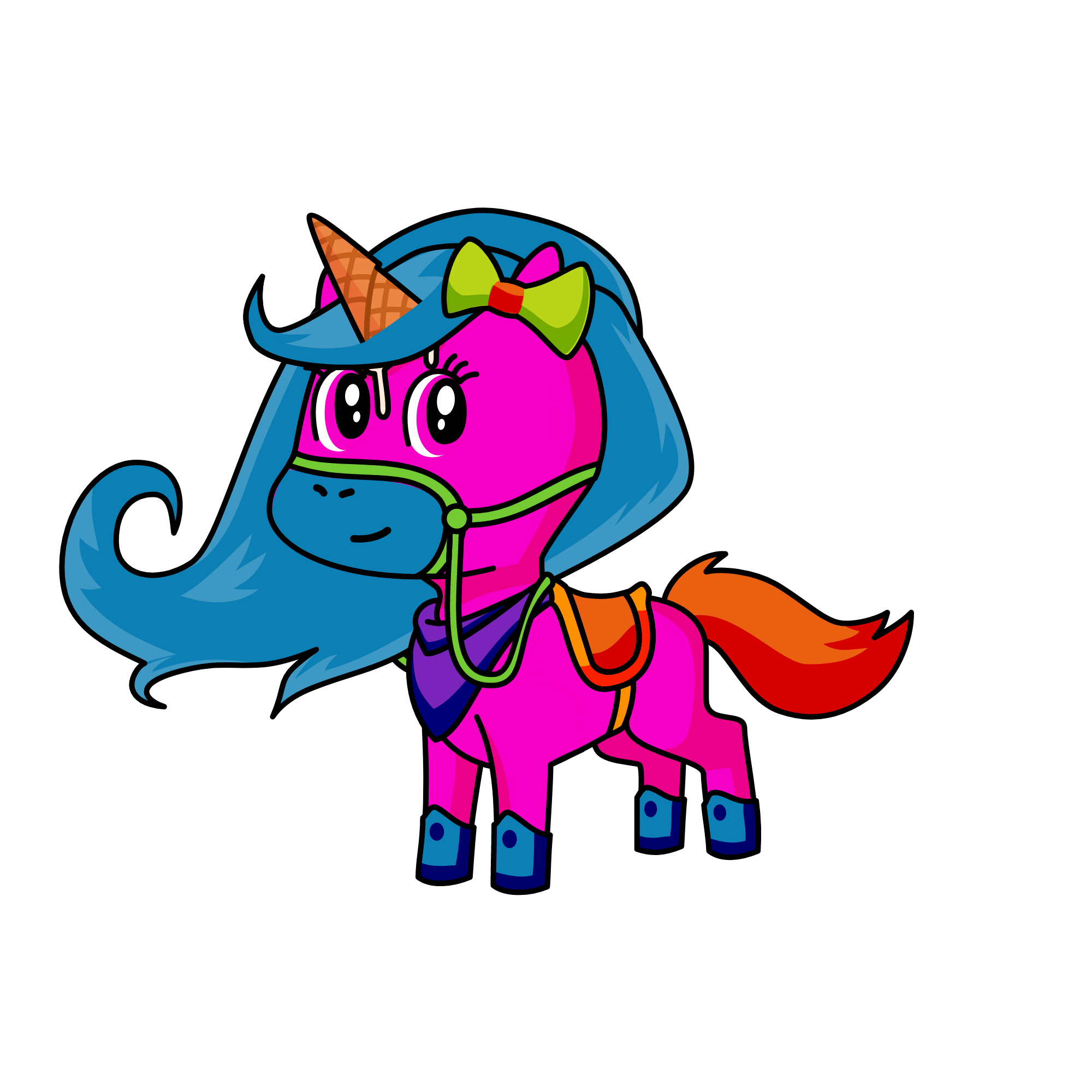 NENEK KAKAPUTRI, the unicorn