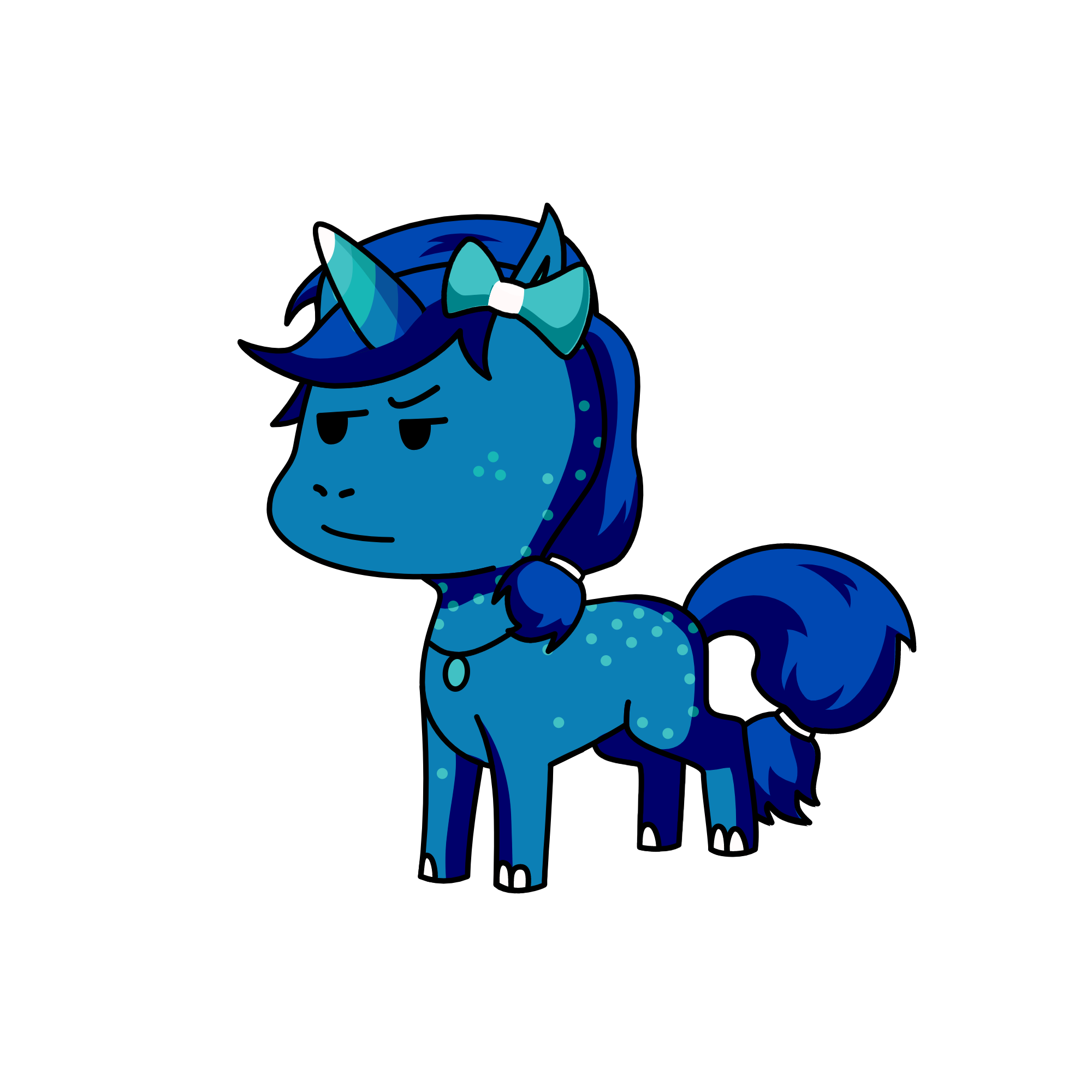 Dahlia, the unicorn