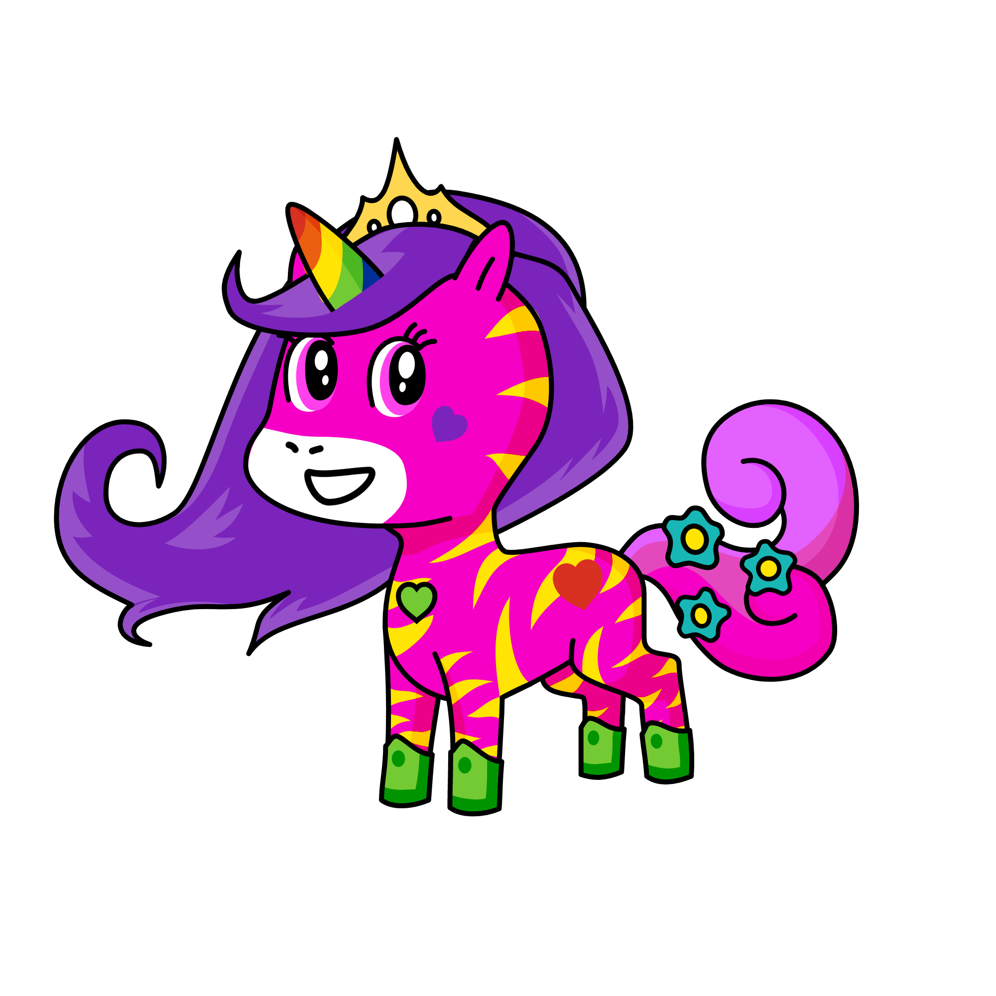 Rosey, the unicorn