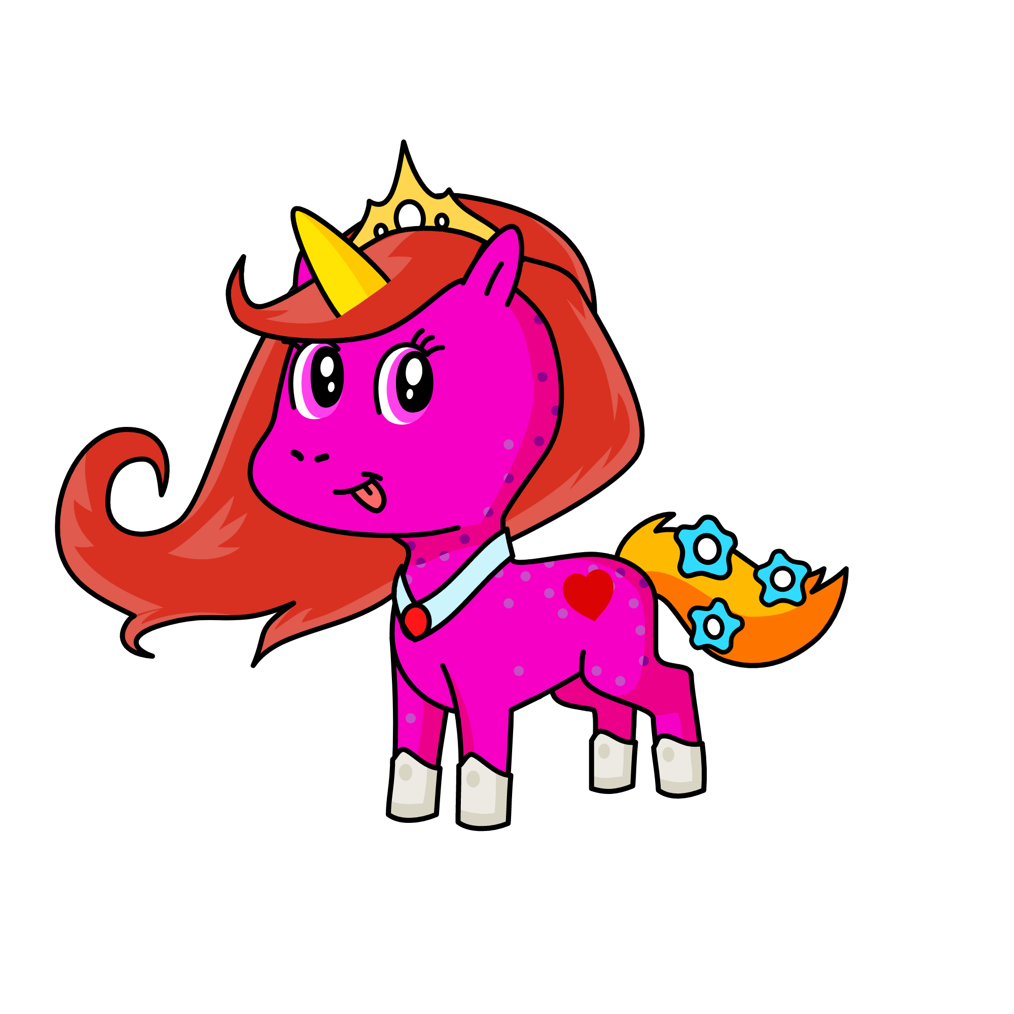 b, the unicorn