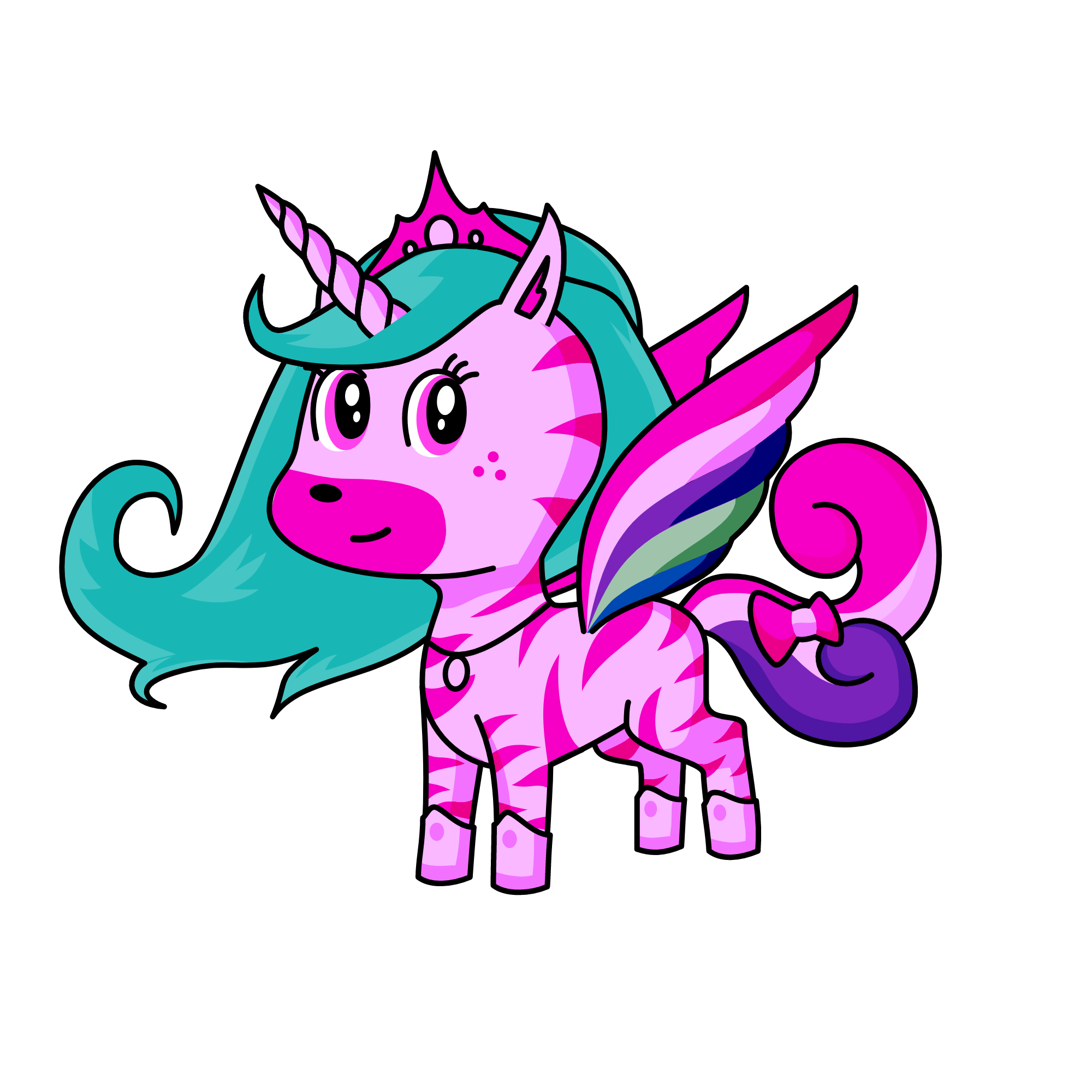 pkssss, the unicorn