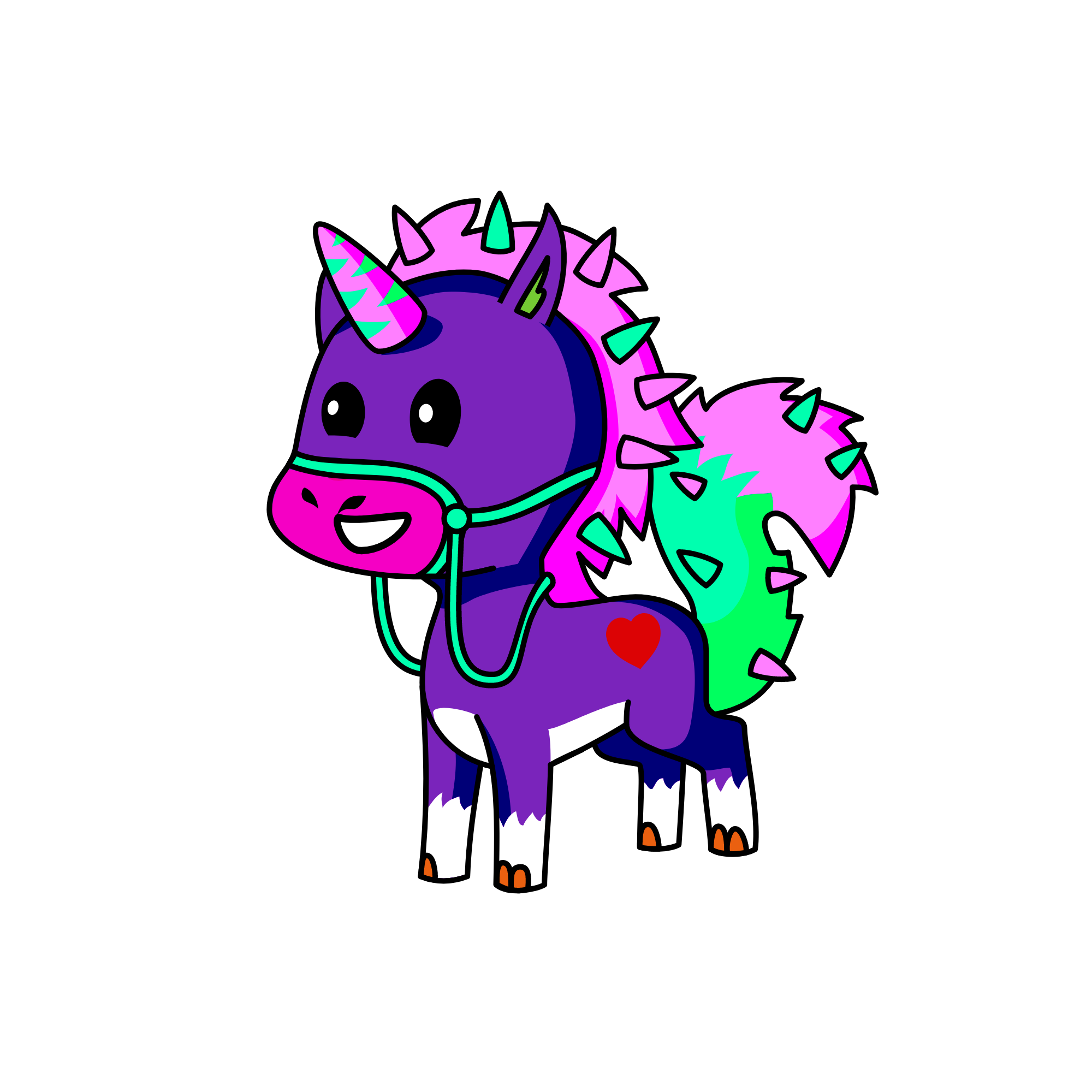 Unicornio feliz, the unicorn