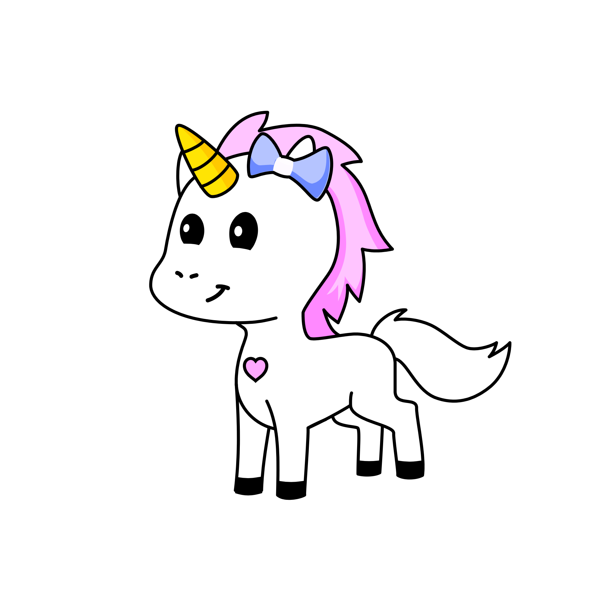 Pinky, the unicorn