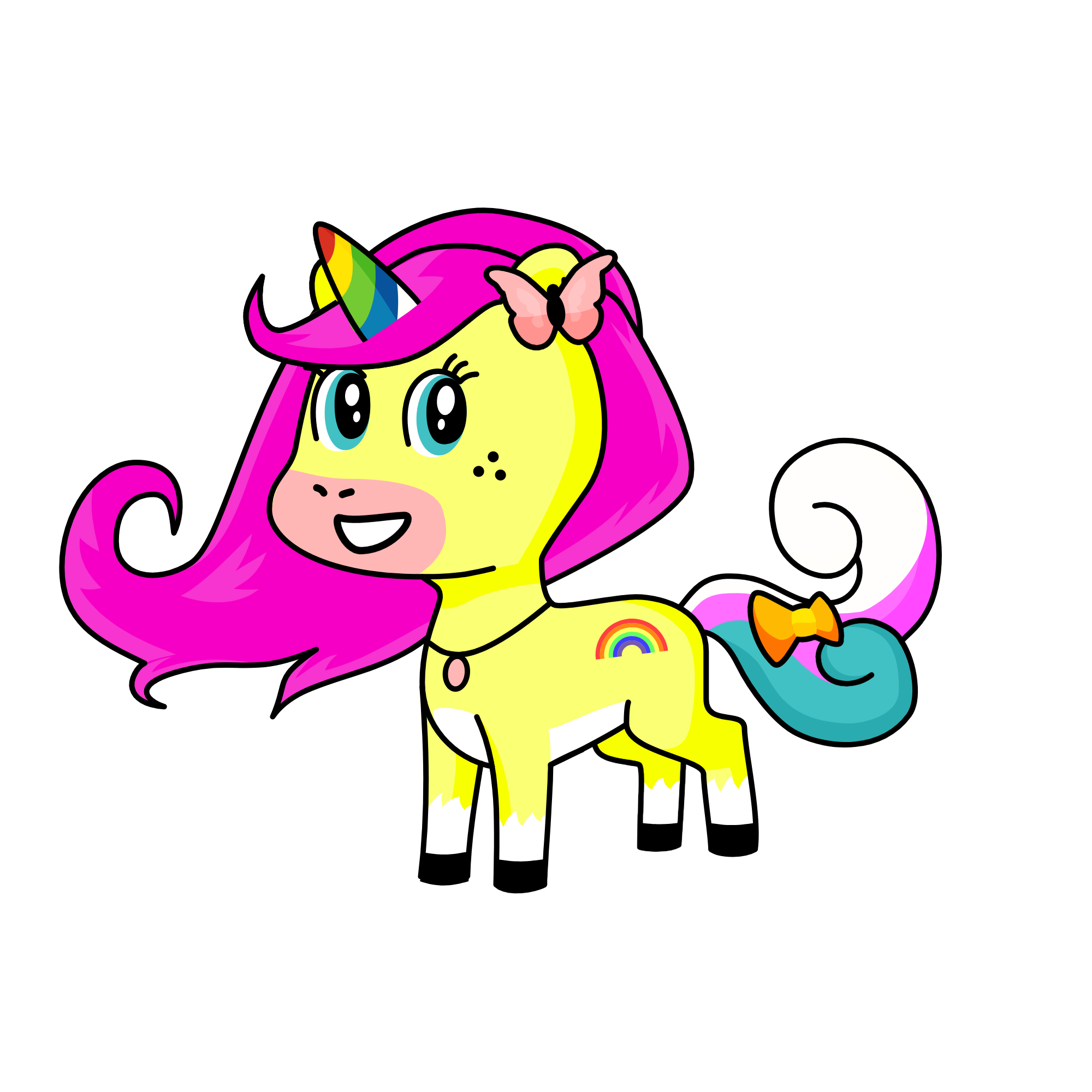 Fofilinda, the unicorn