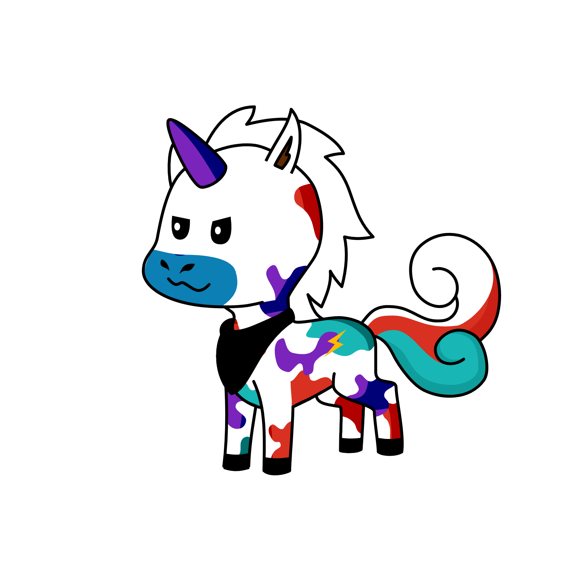 Geb, the unicorn