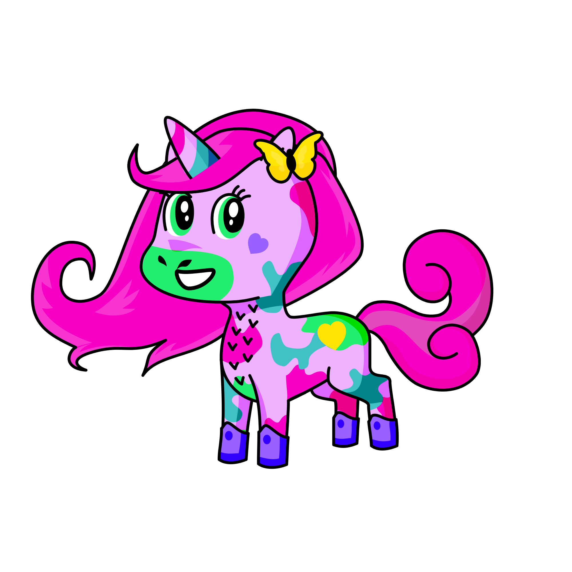 Pretty, the unicorn