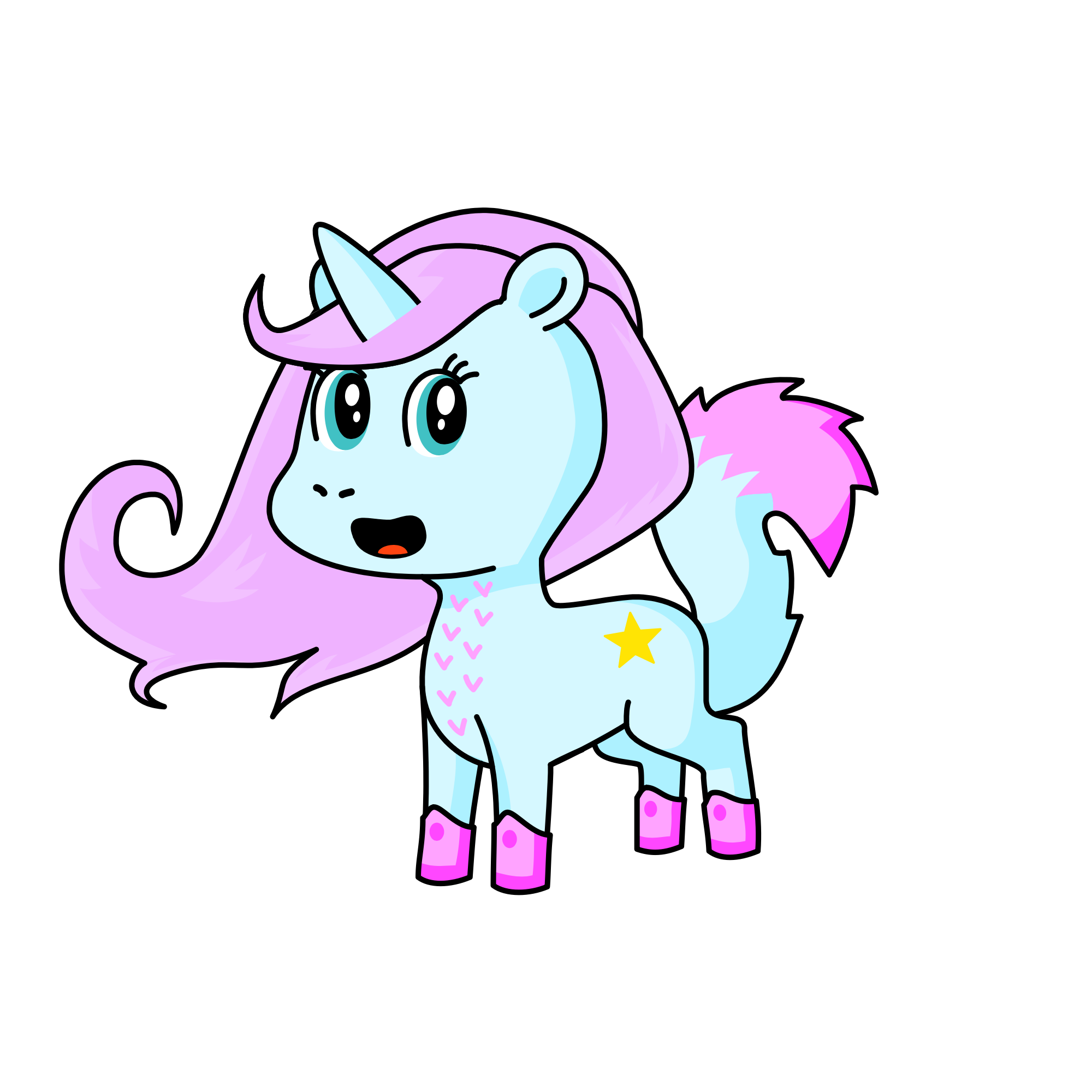 Ice birge , the unicorn