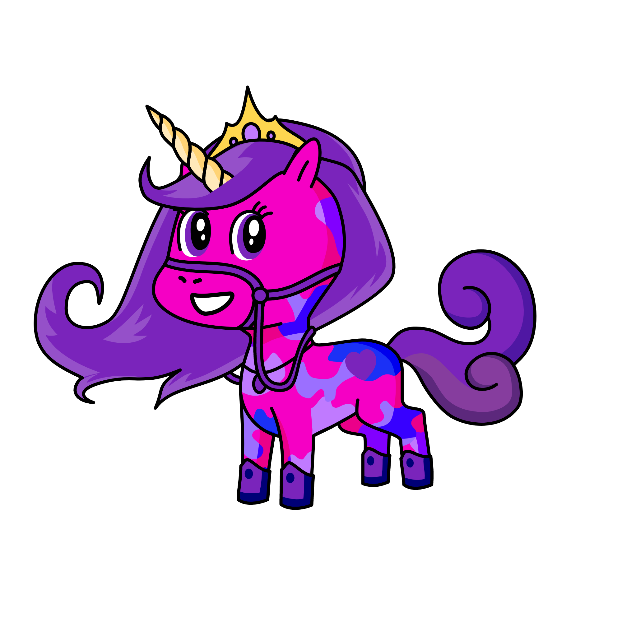 Purplenightingale, the unicorn