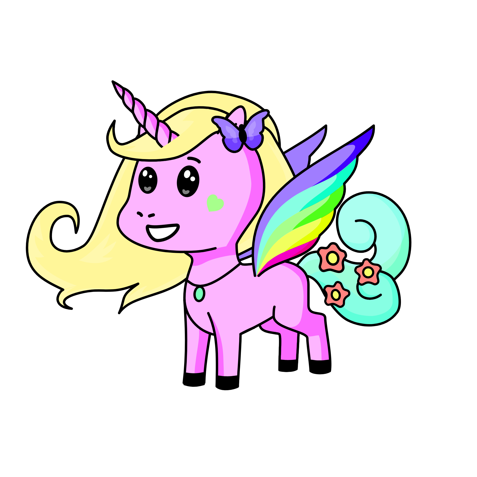 Pastel, the unicorn