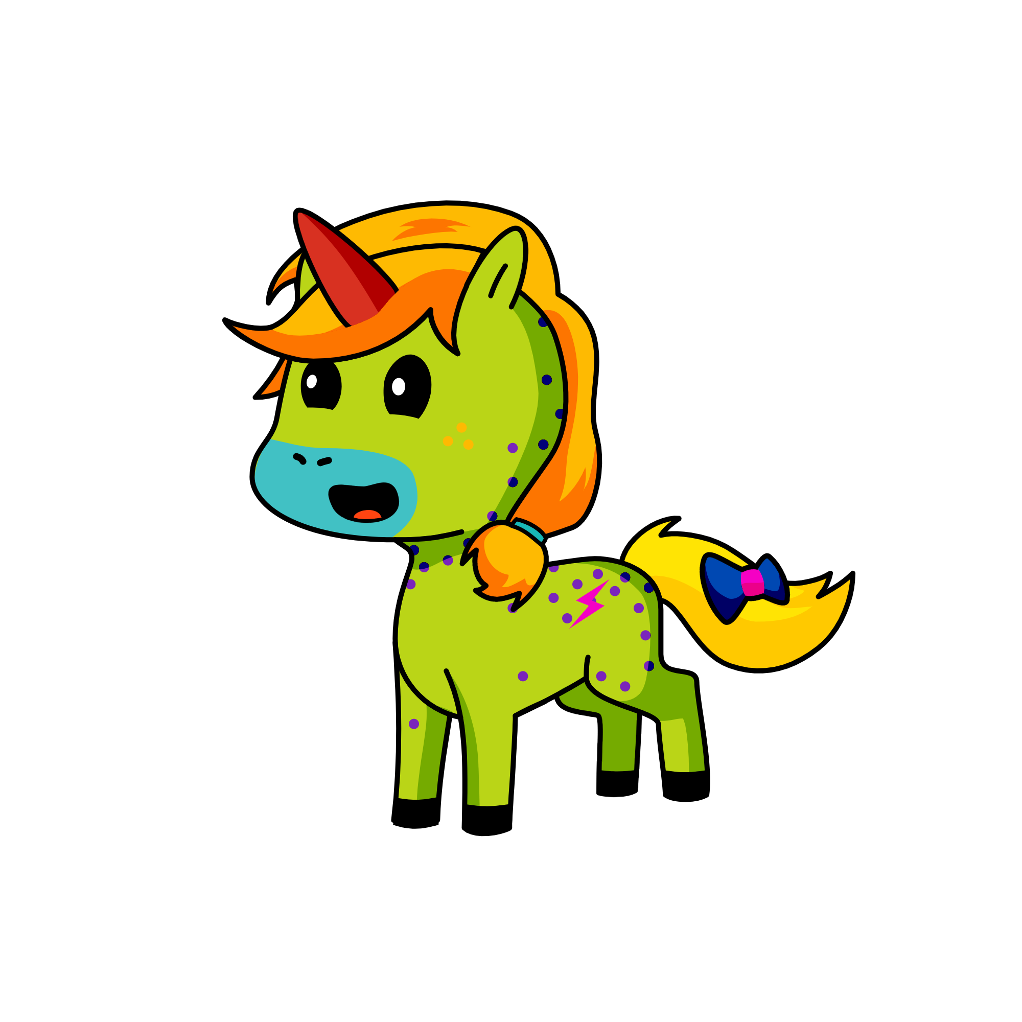 Dashey, the unicorn