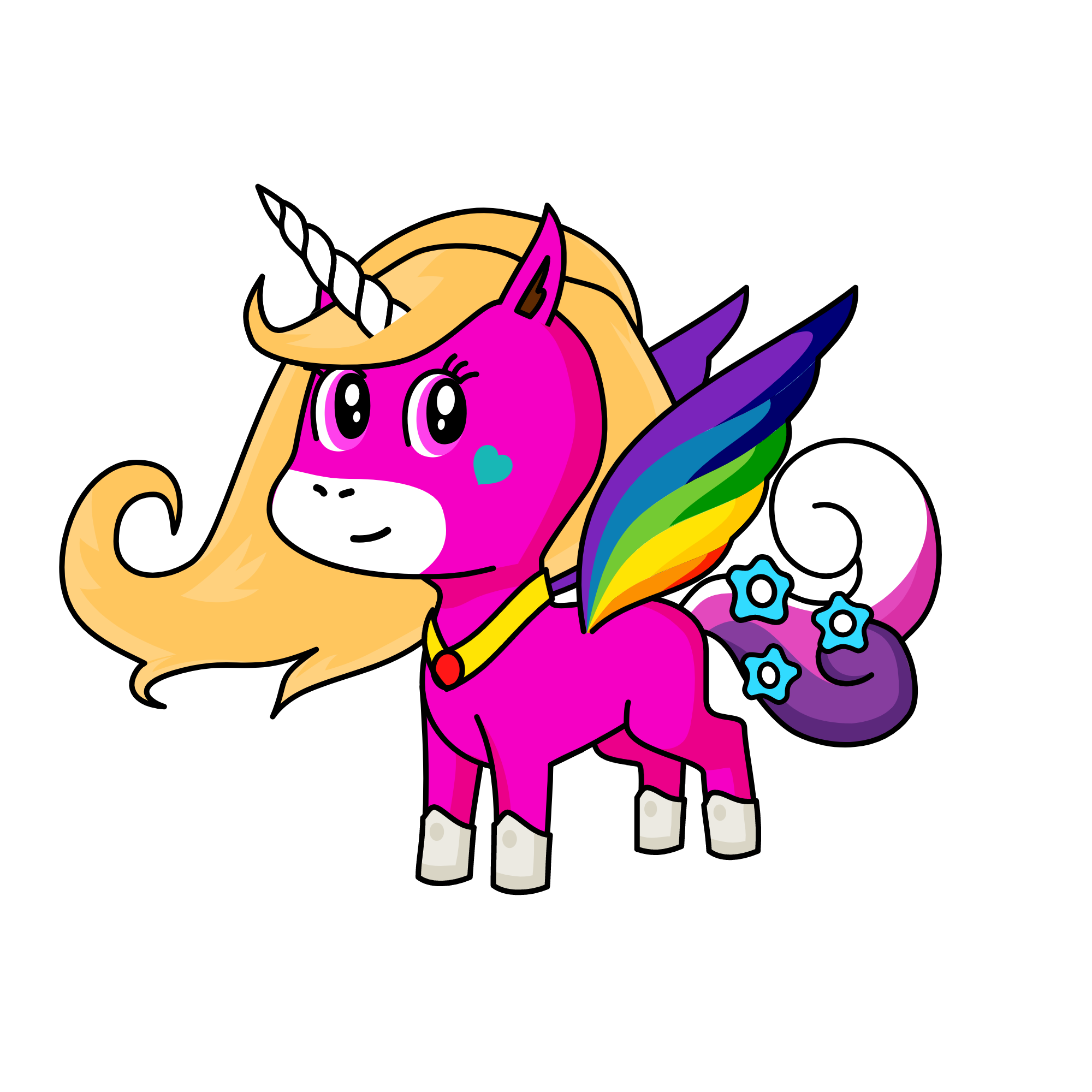 rainbow, the unicorn