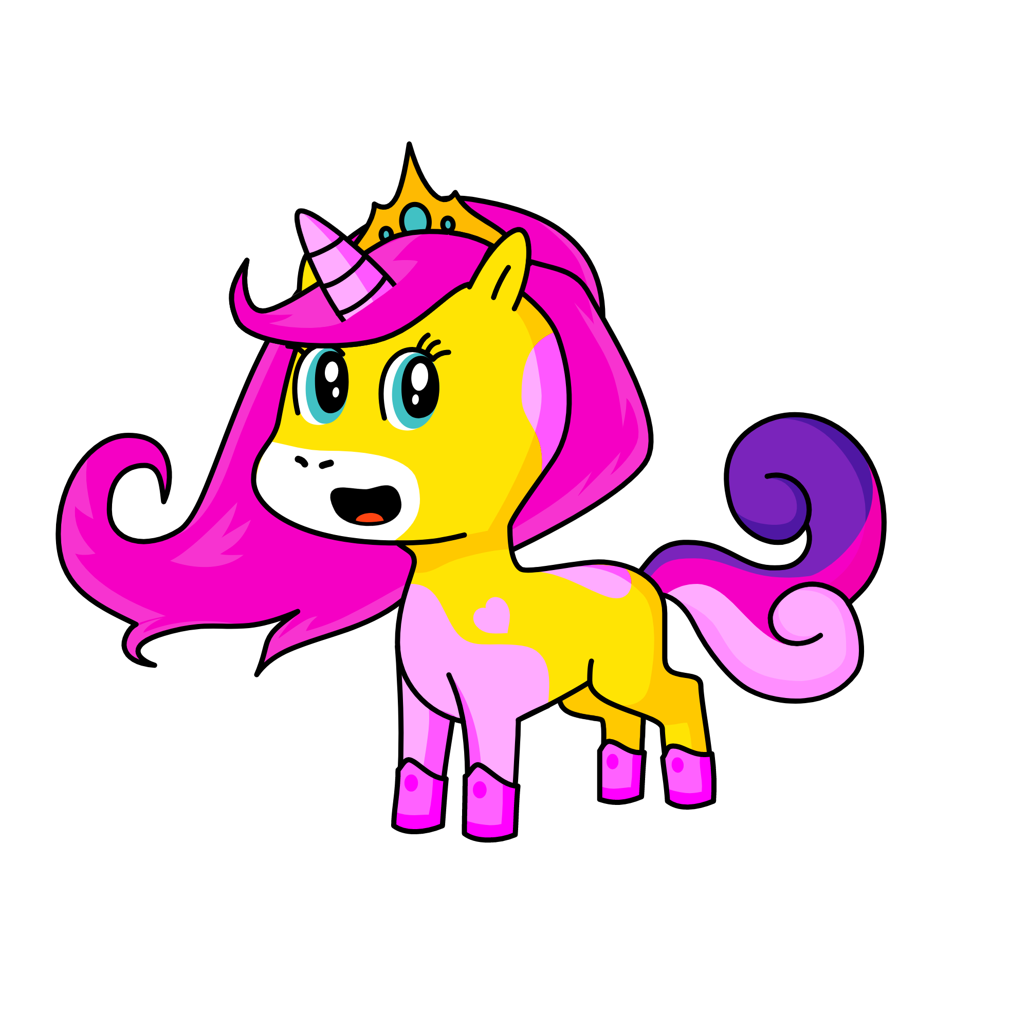 Sunshine, the unicorn