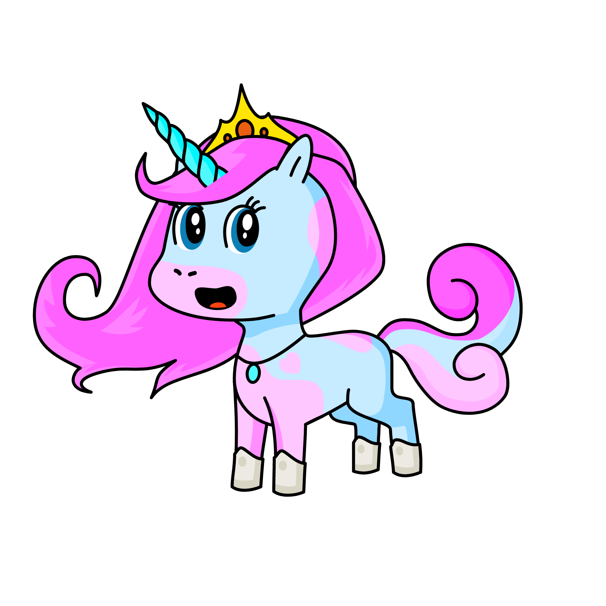 Icey, the unicorn