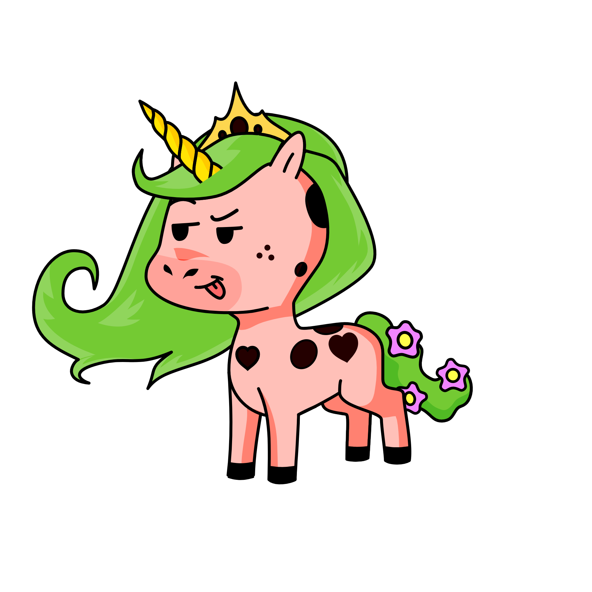 sassy peen, the unicorn