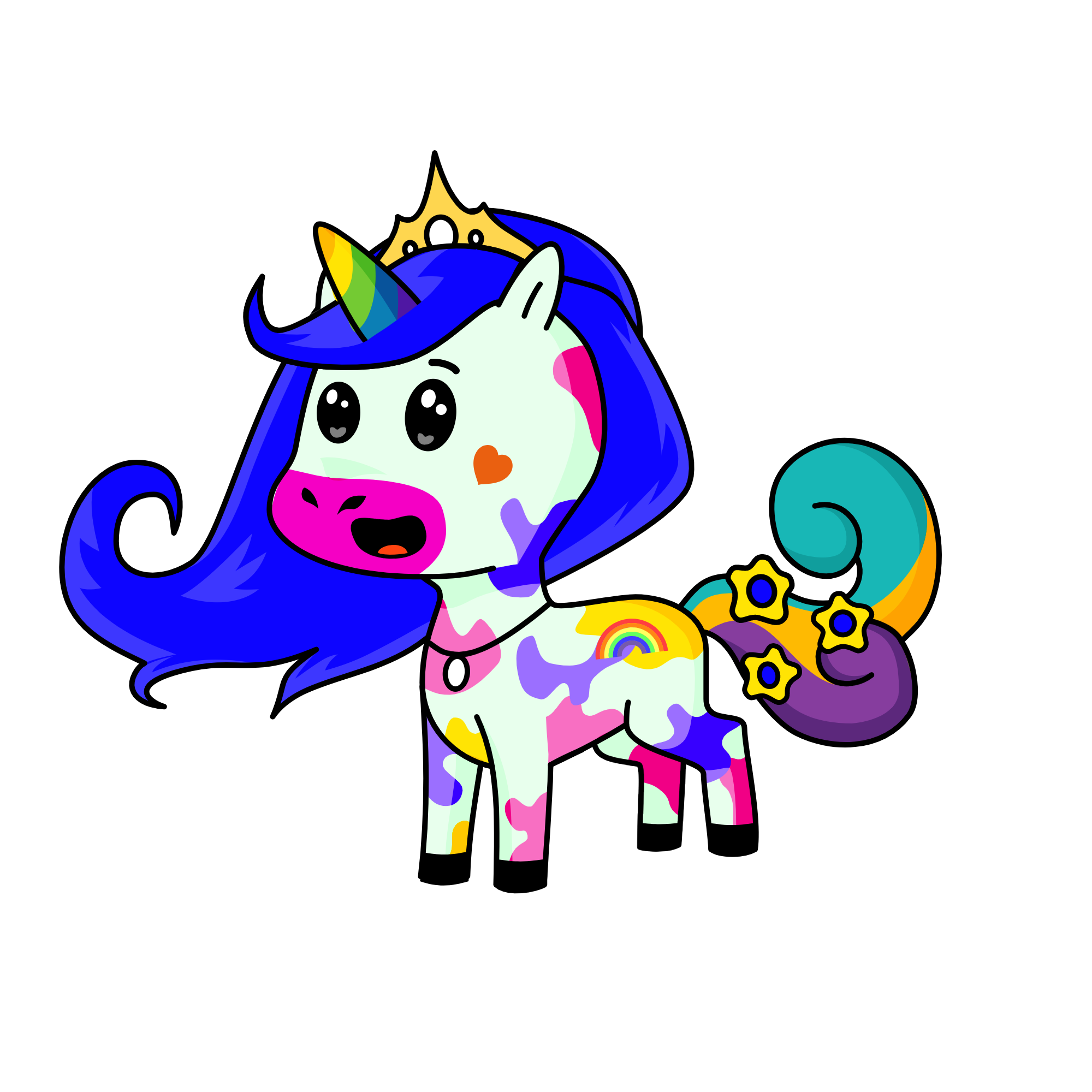 Princess Rainbow, the unicorn