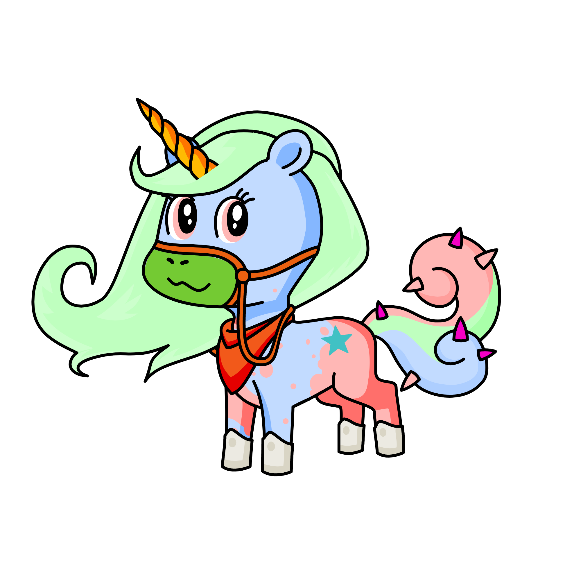 rainbo, the unicorn