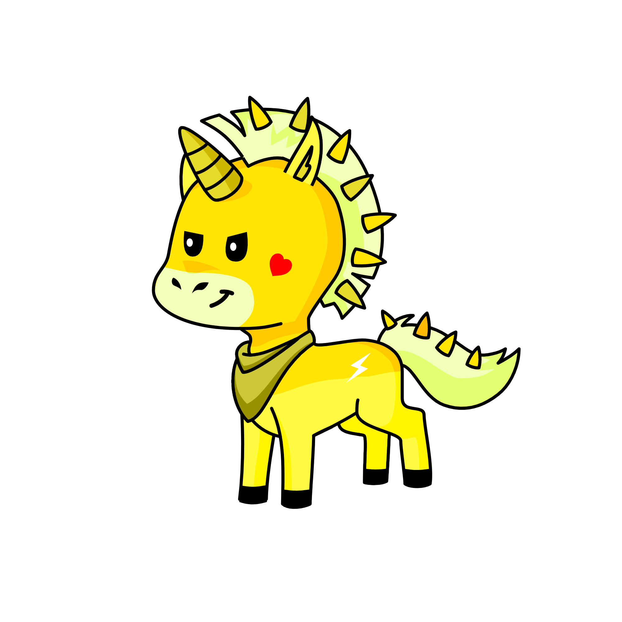 Lightning Bolt, the unicorn