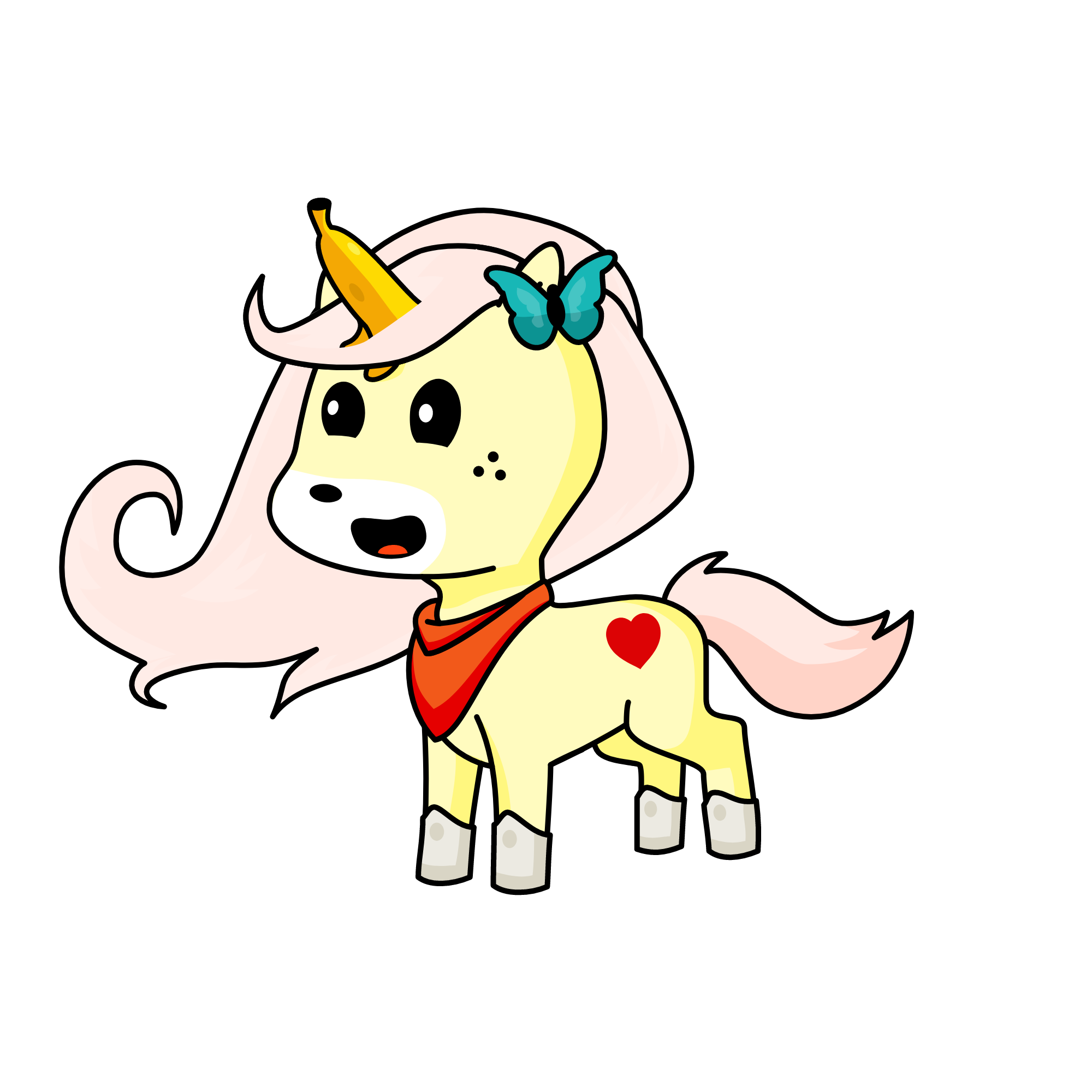 bmak nana manusia anti panas, the unicorn