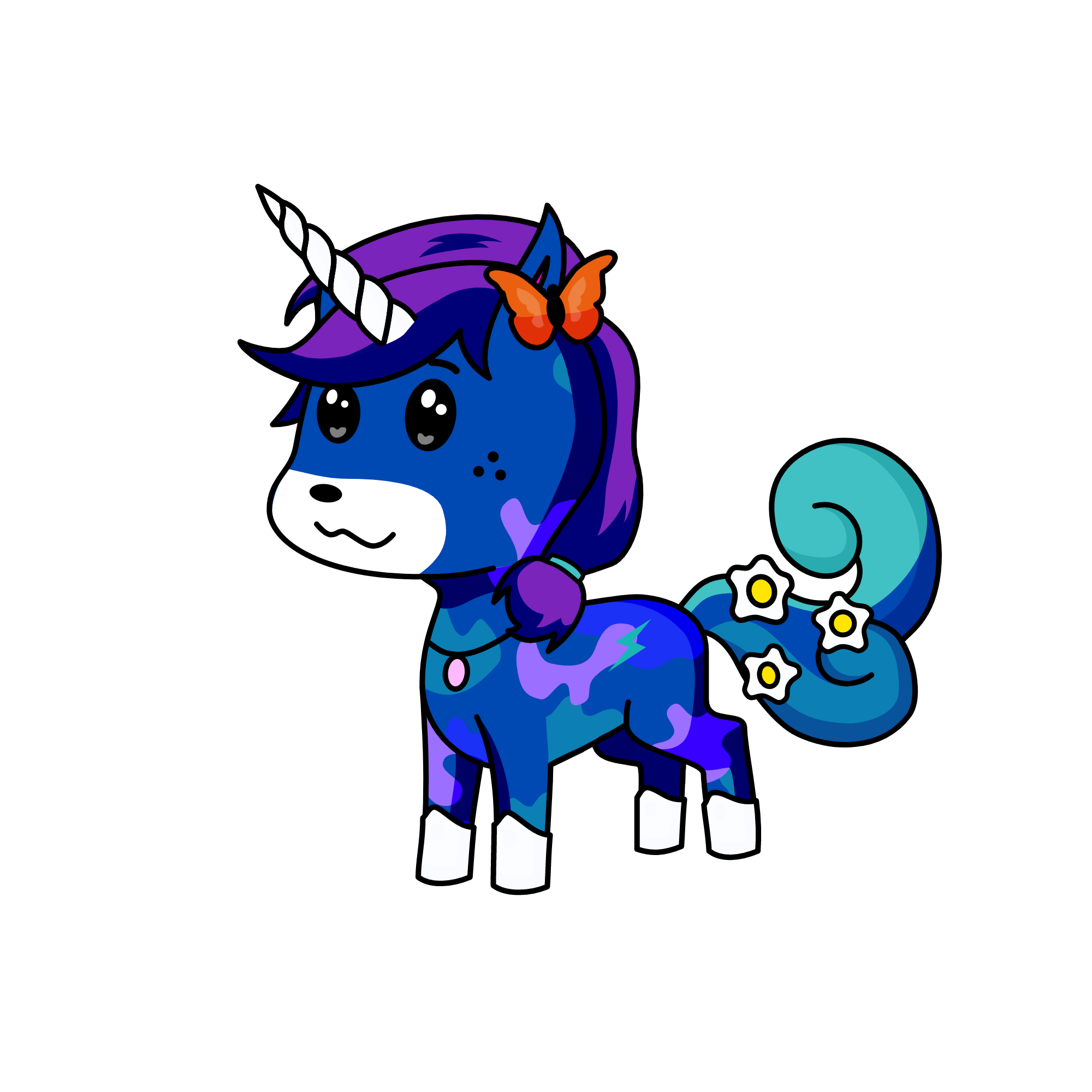 Lightning, the unicorn