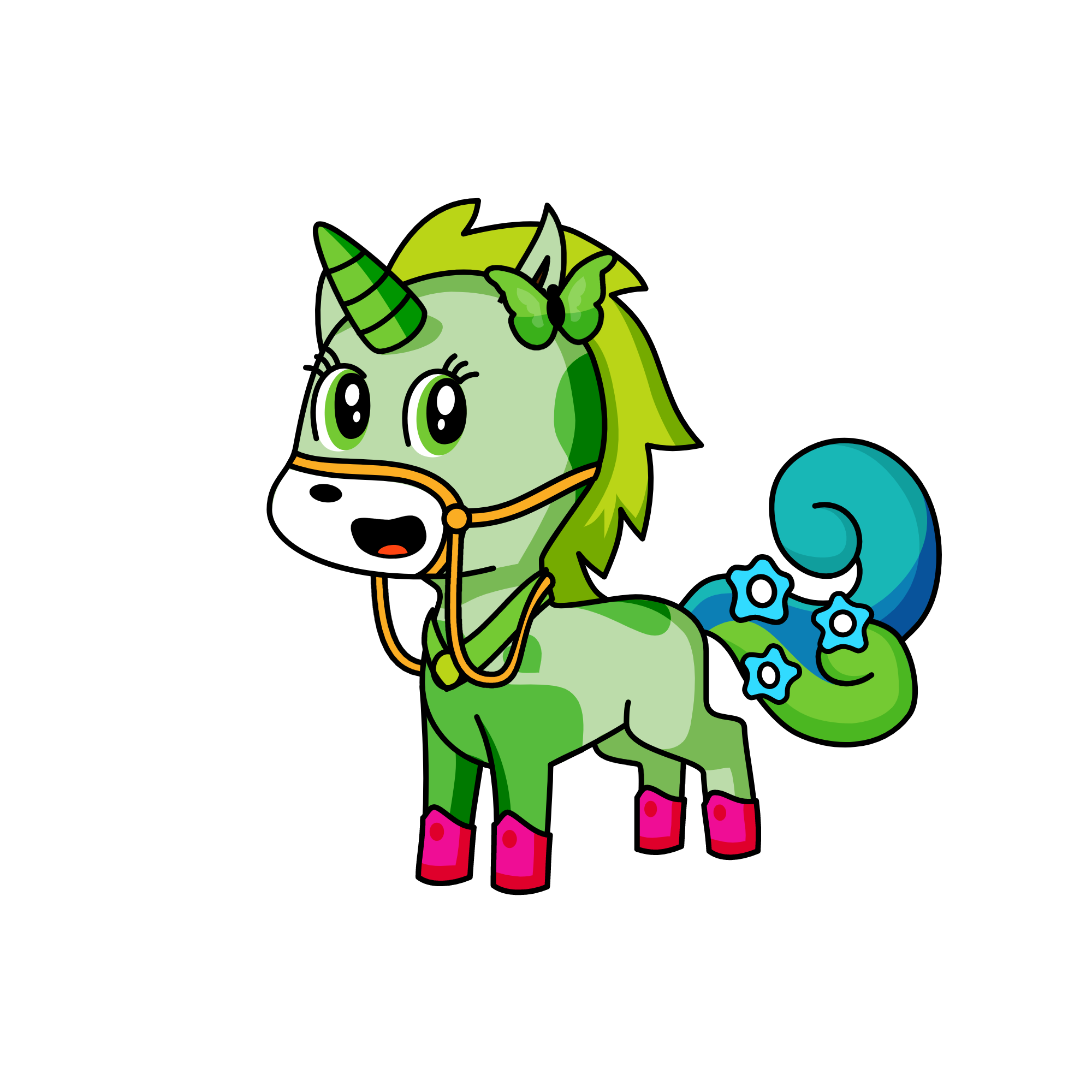 unicornio de la naturaleza, the unicorn