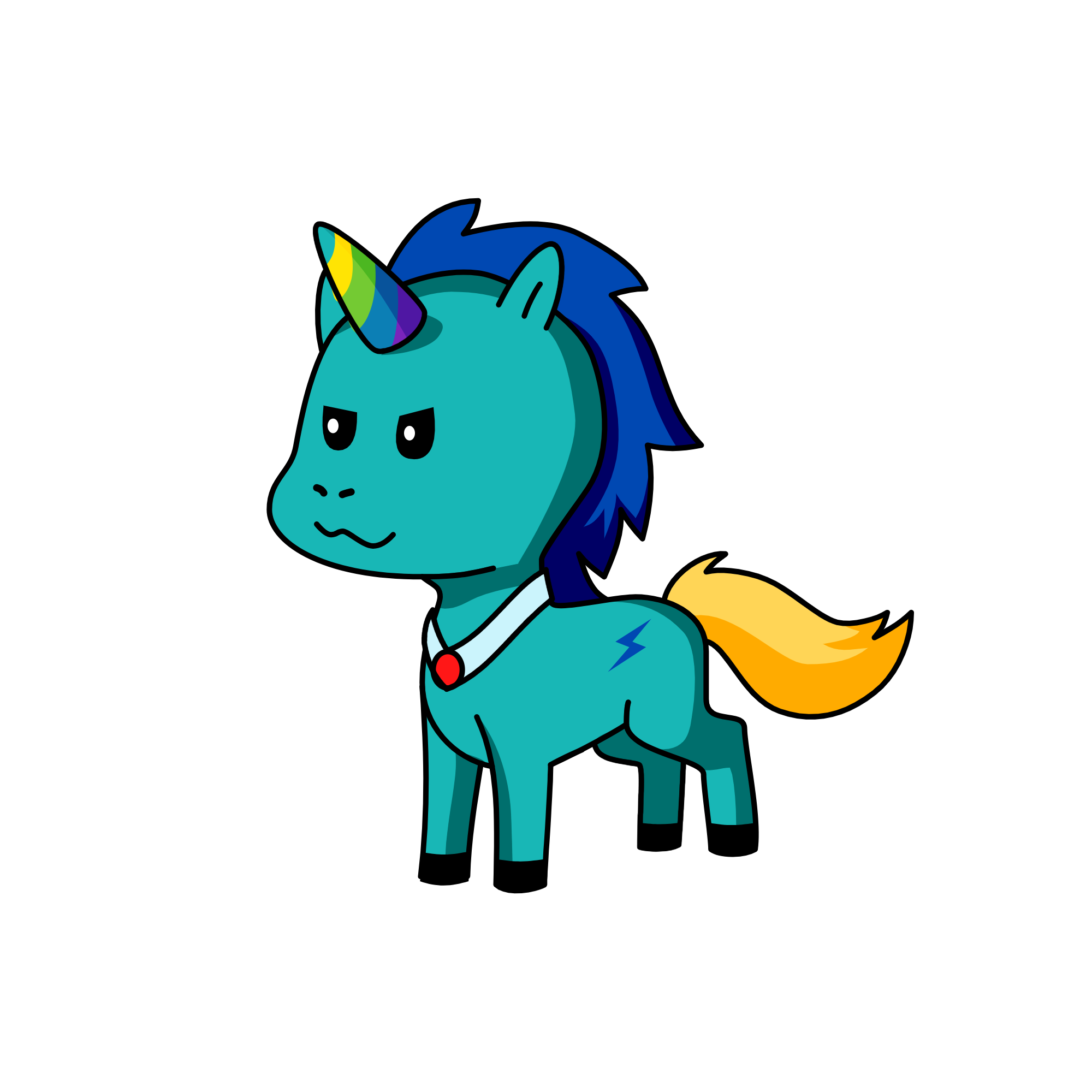Rock Pony, the unicorn
