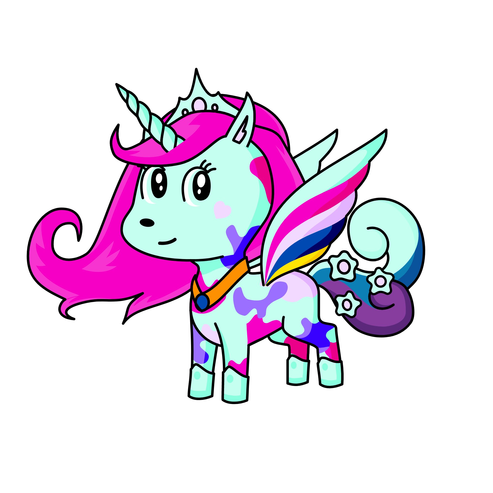 Berri Pink, the unicorn