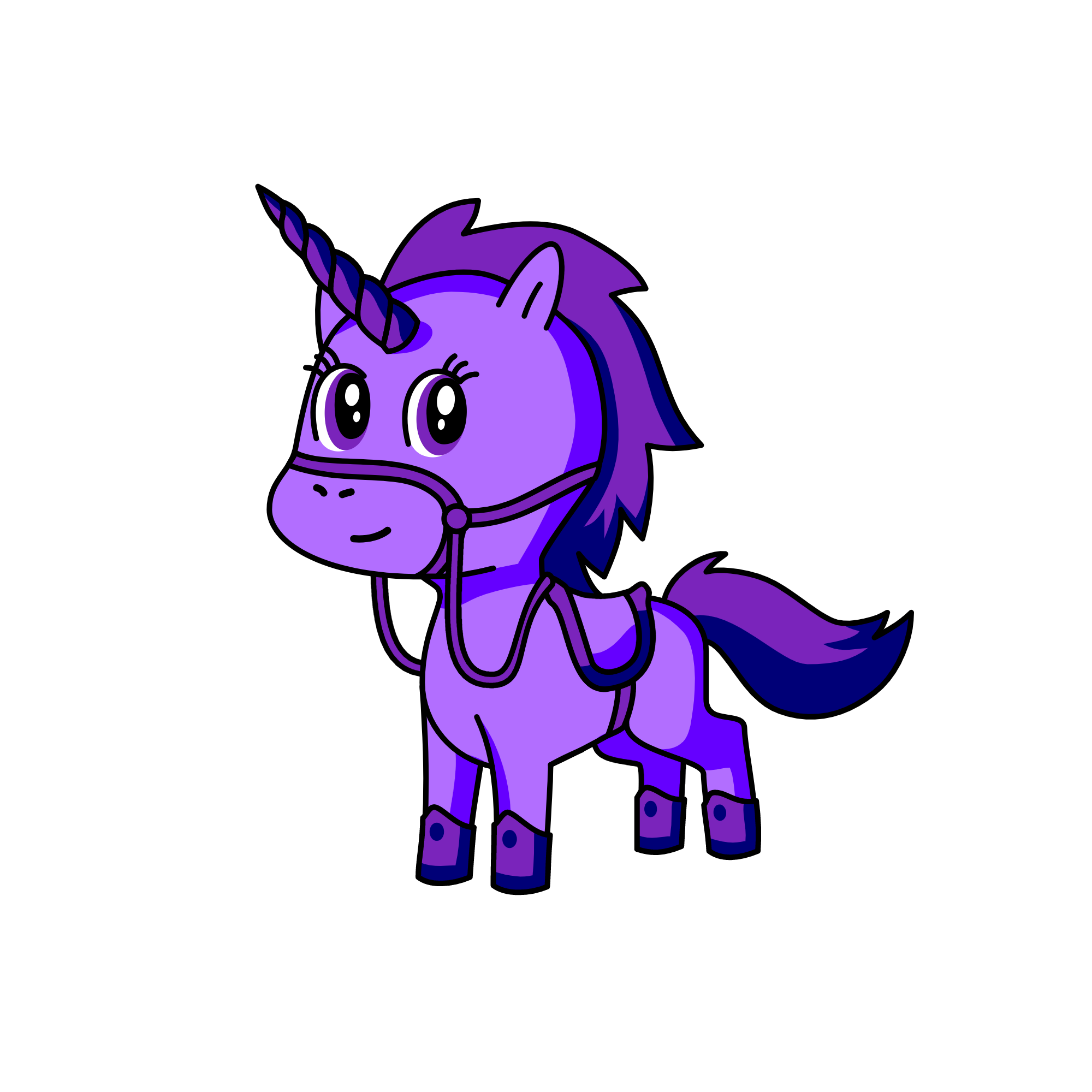 violet, the unicorn