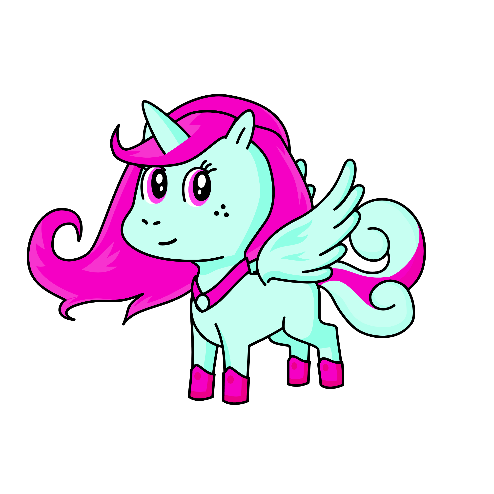 Skye, the unicorn