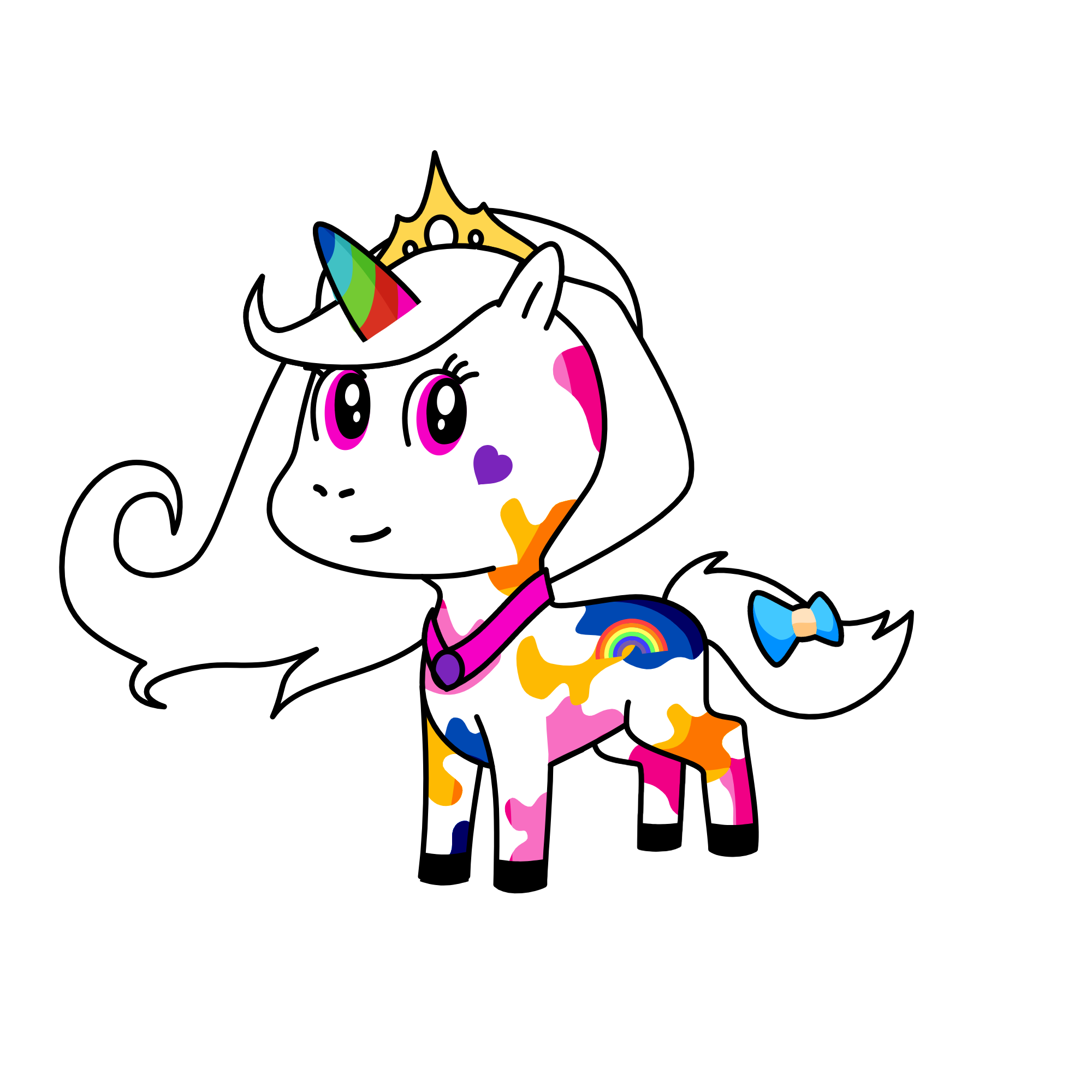 Moon, the unicorn