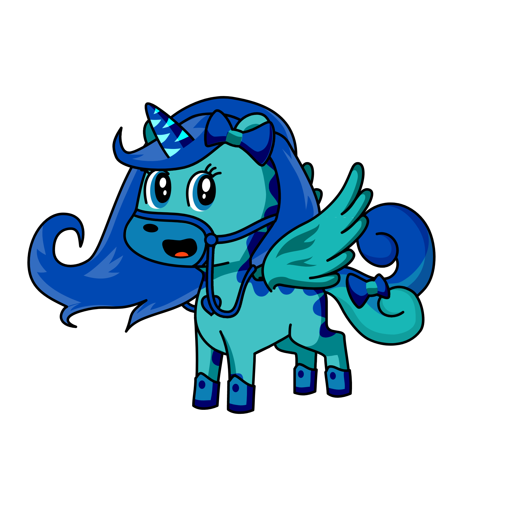 Candy, the unicorn
