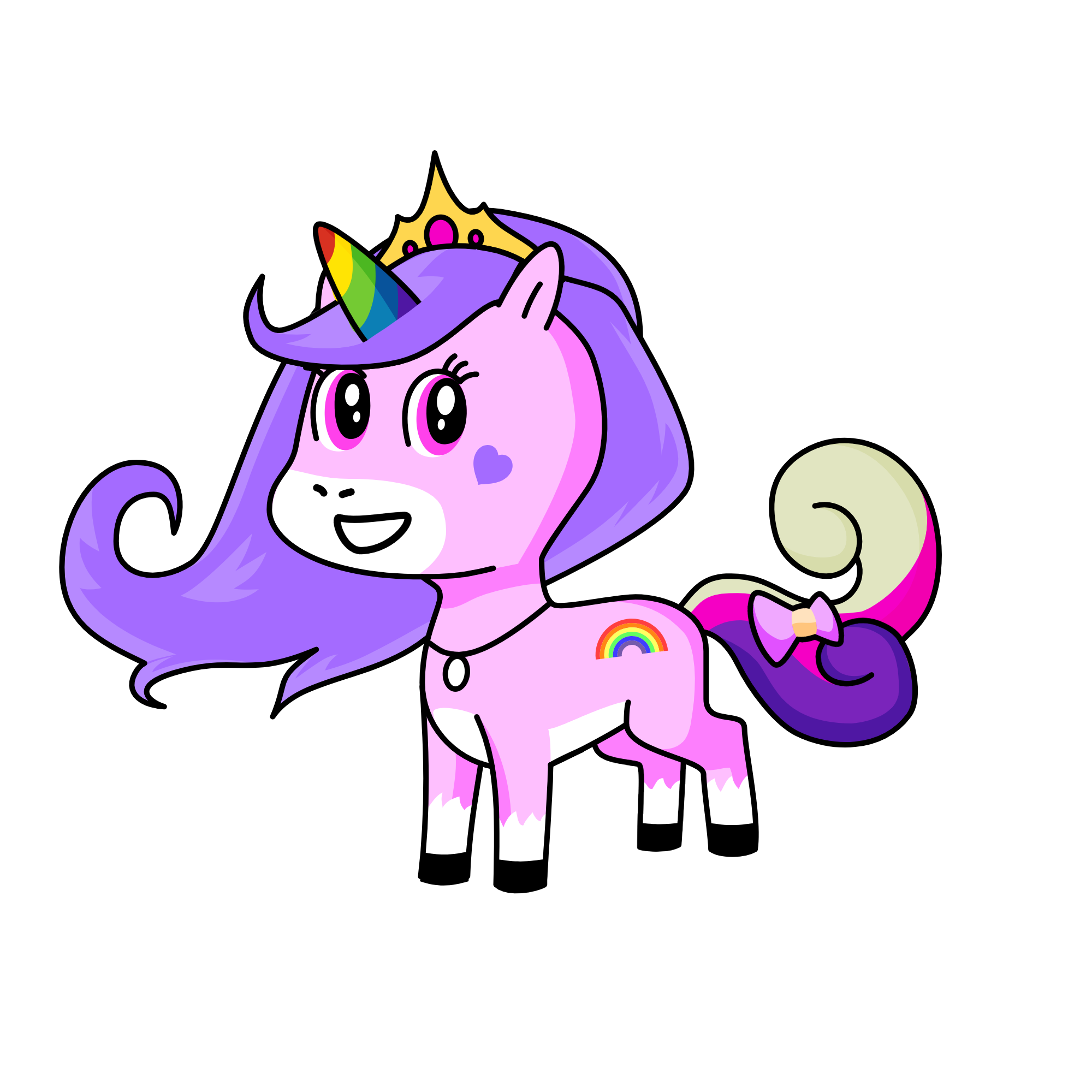 Rainbowcorn, the unicorn