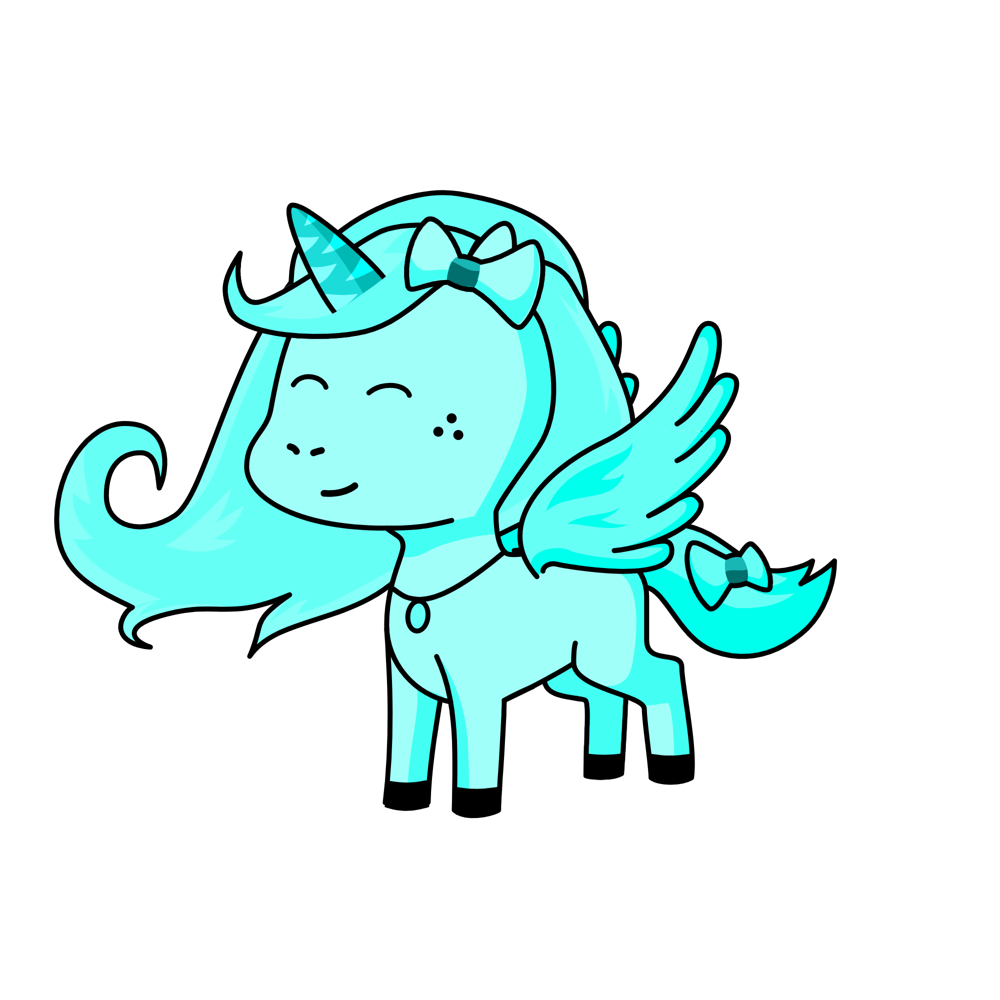 Snowy, the unicorn