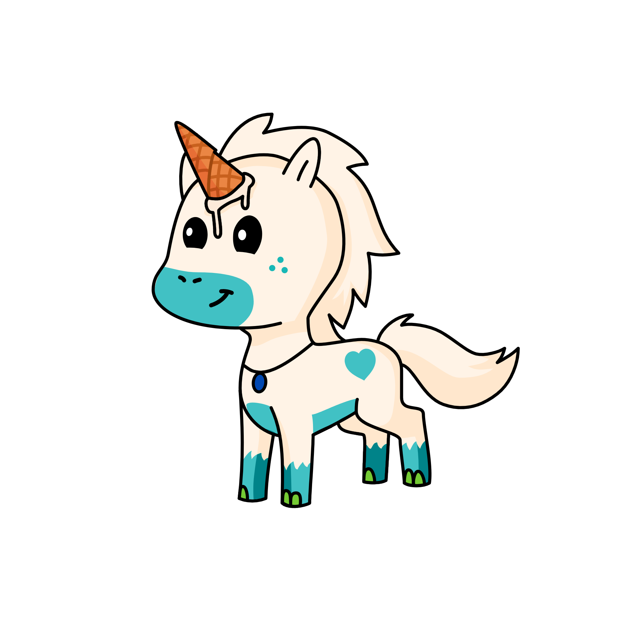 icecreamkorn, the unicorn
