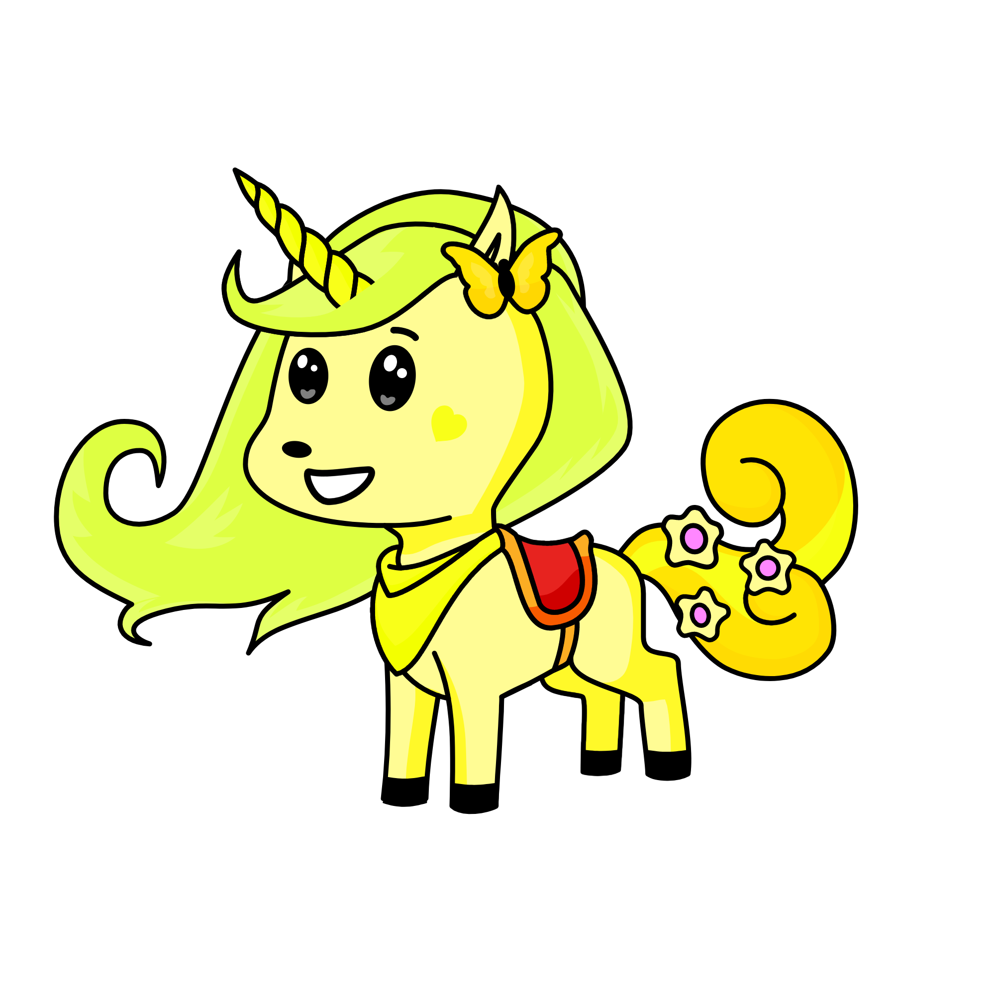 Buttercup, the unicorn