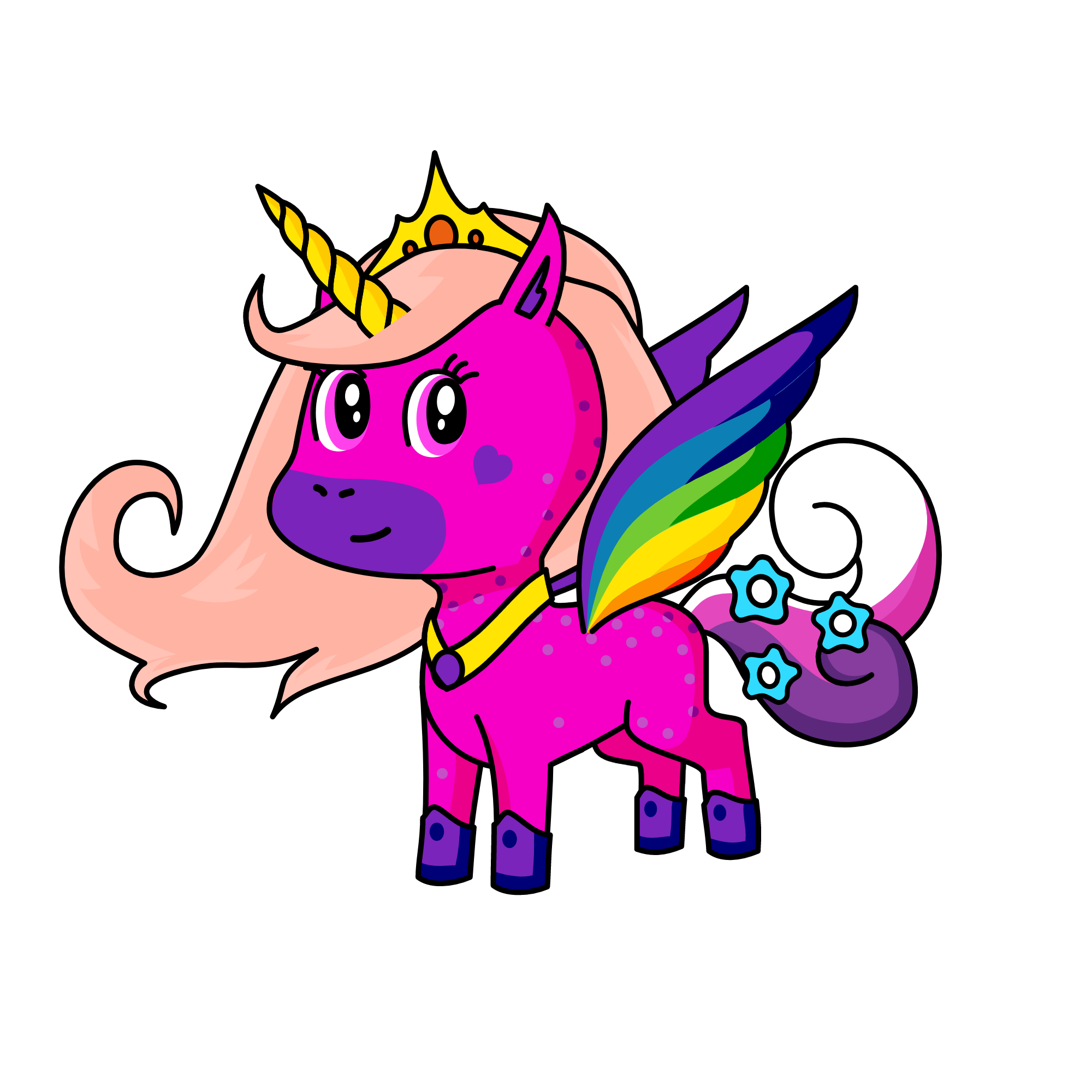 Beautiful, the unicorn