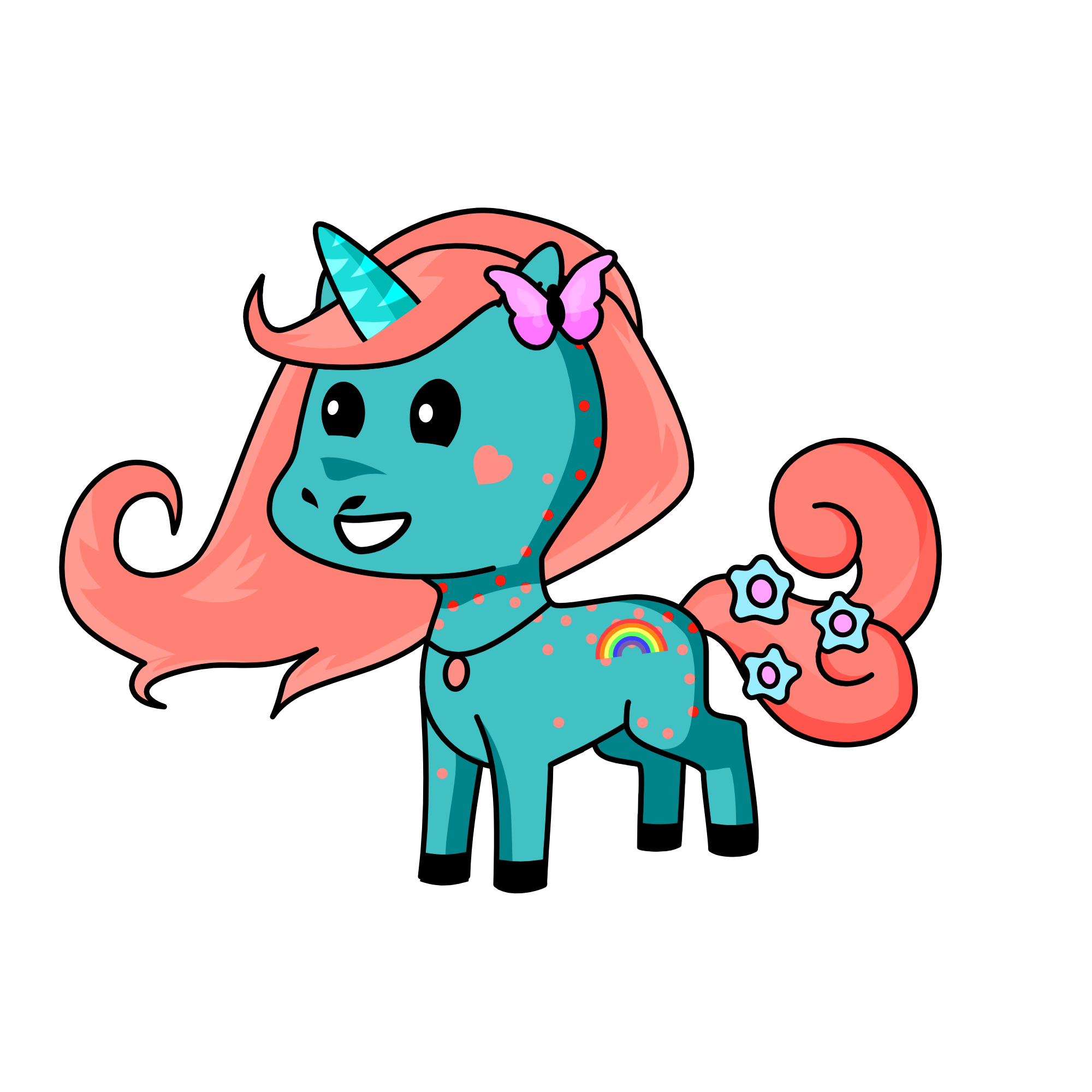 Bubble Gum, the unicorn