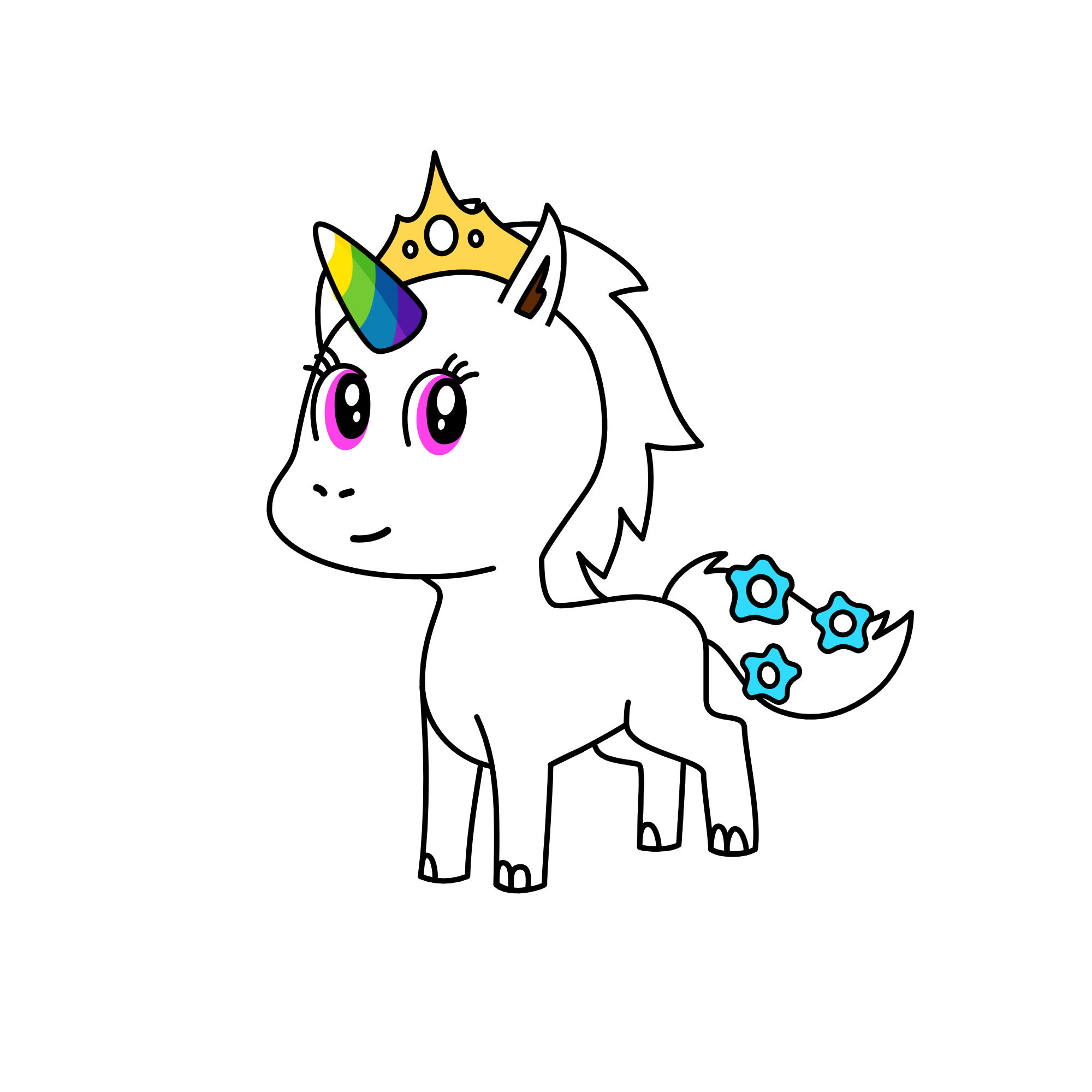 crstel, the unicorn