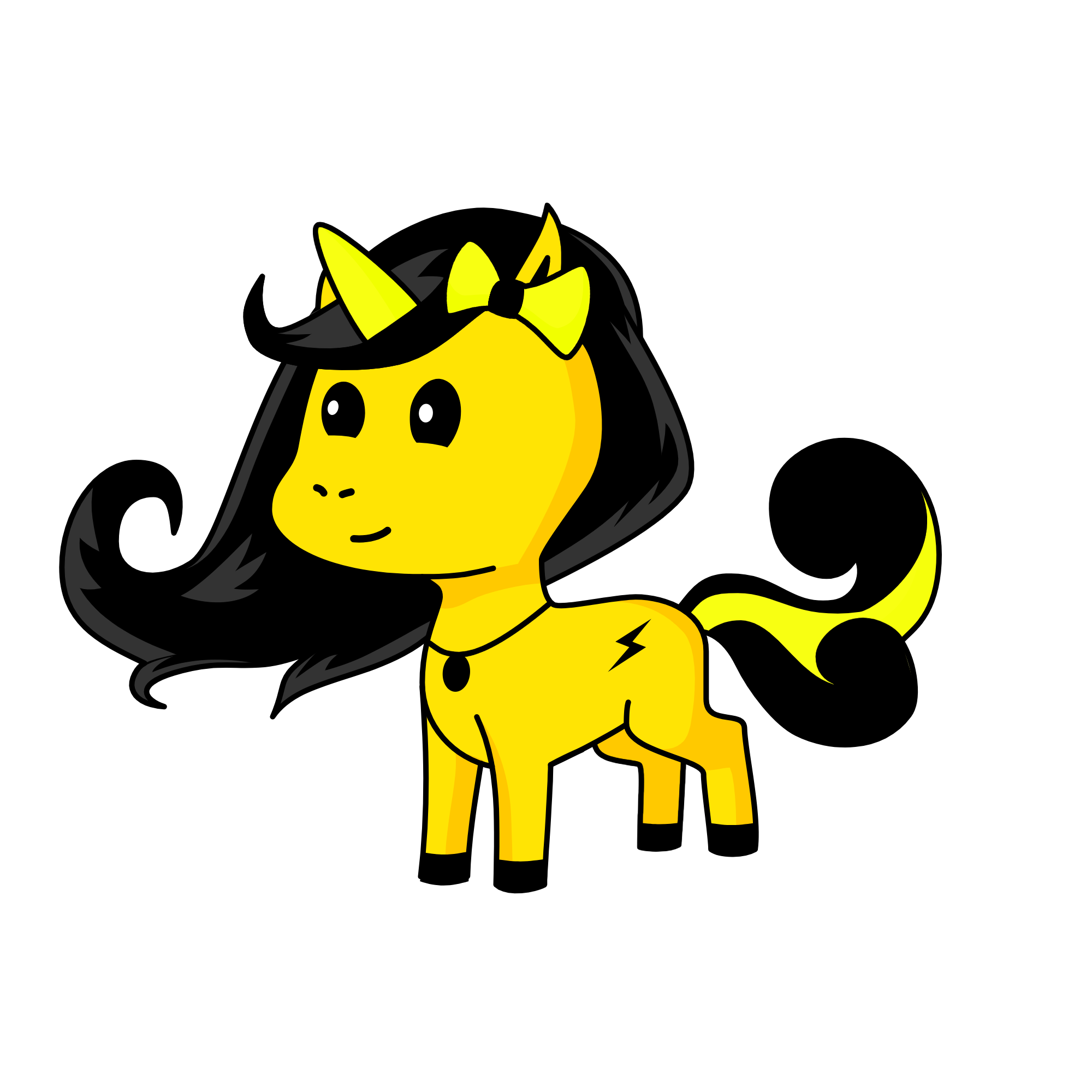 Lightning, the unicorn