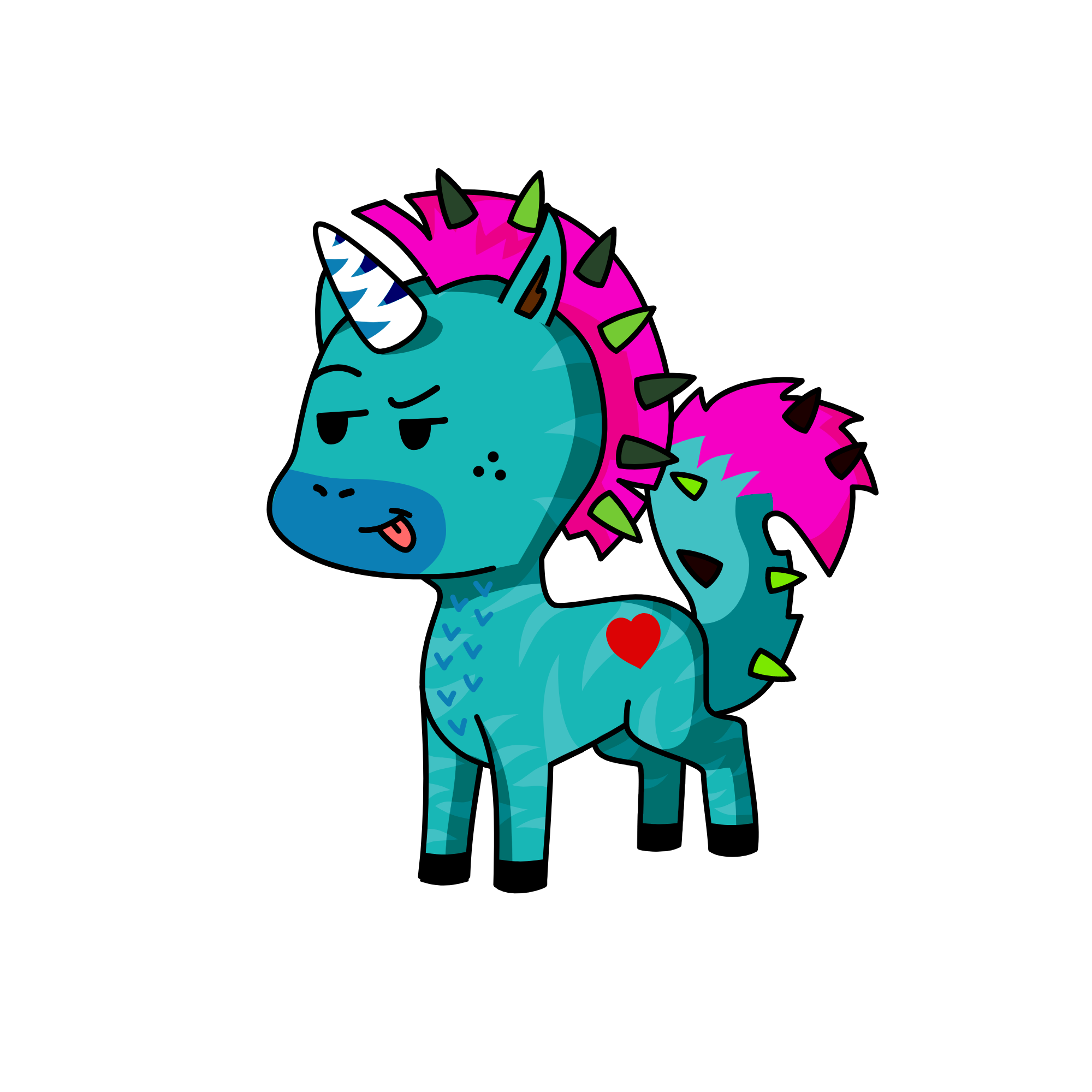 Punk, the unicorn