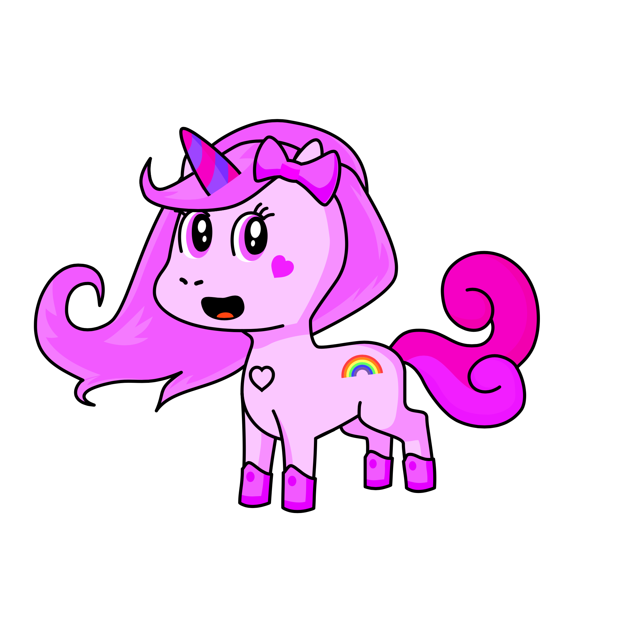 Pinkie, the unicorn