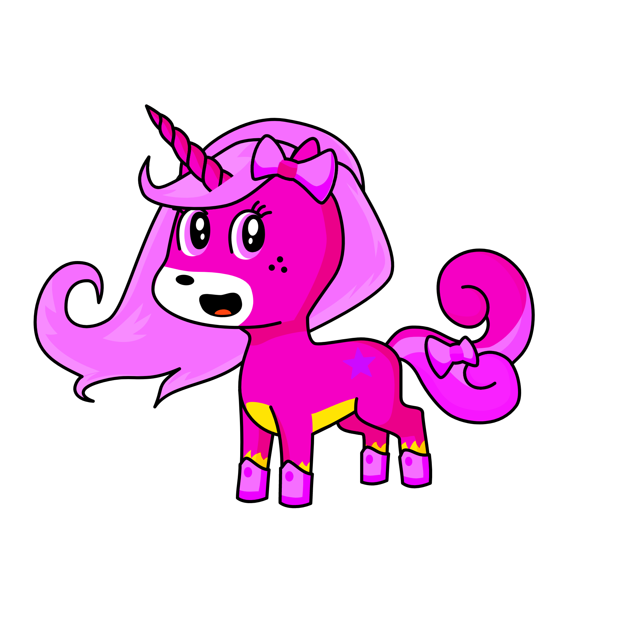 Piky, the unicorn