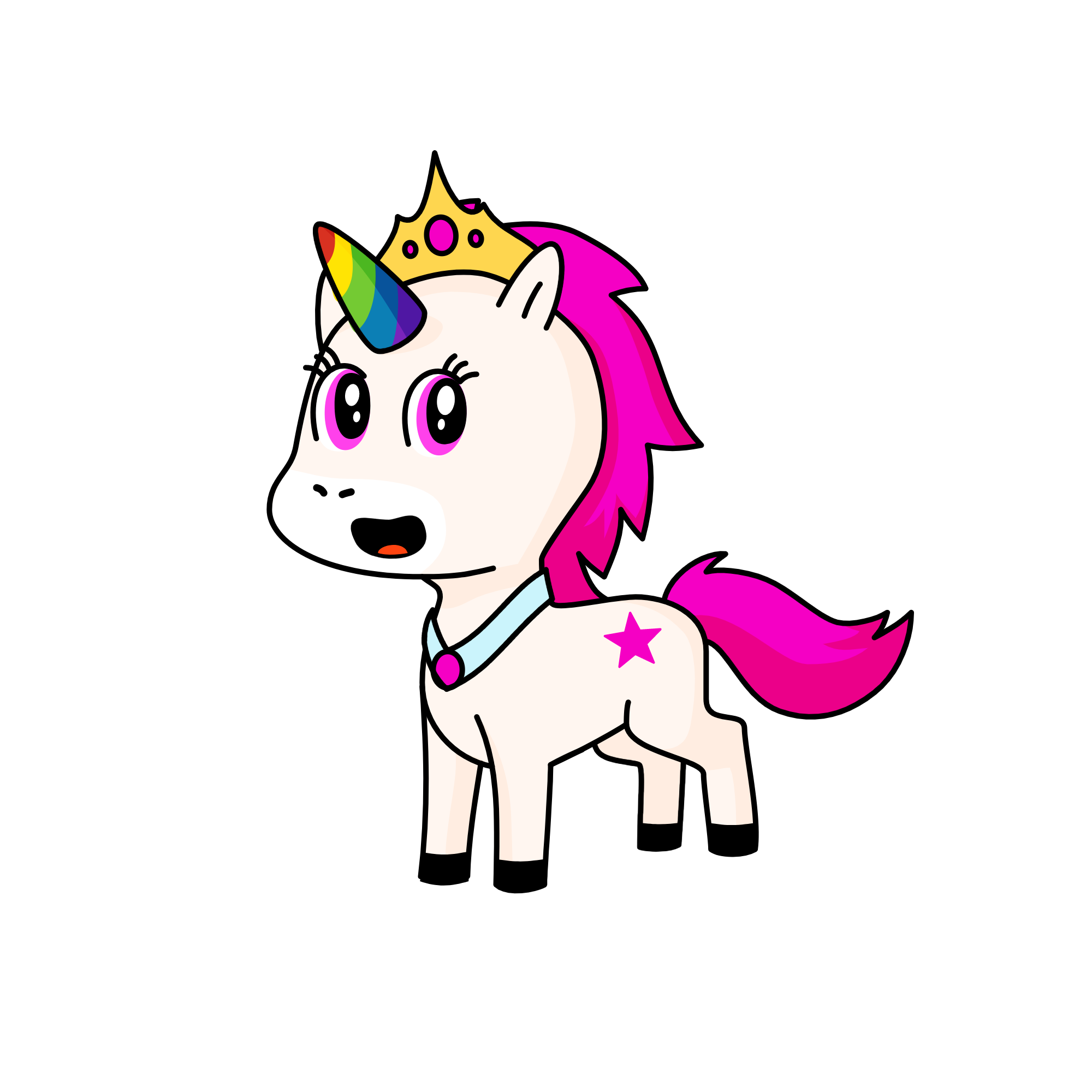 Shine, the unicorn