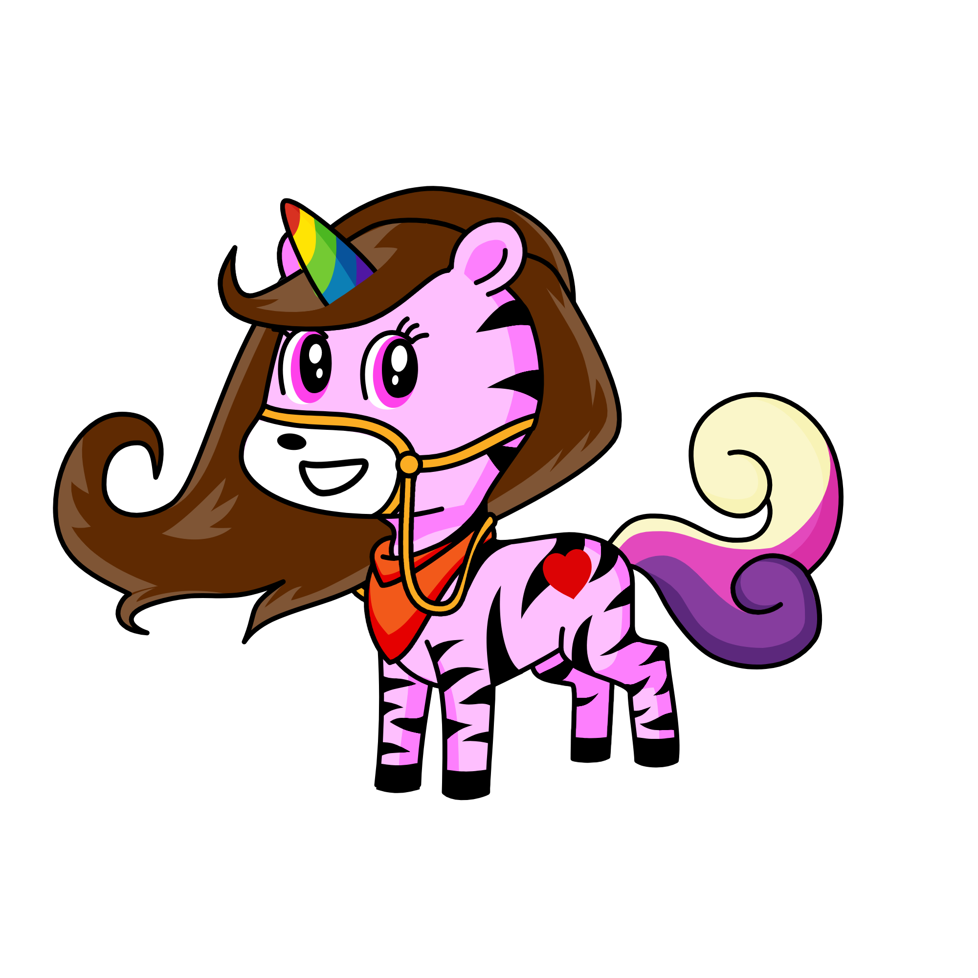 Tigercorn, the unicorn