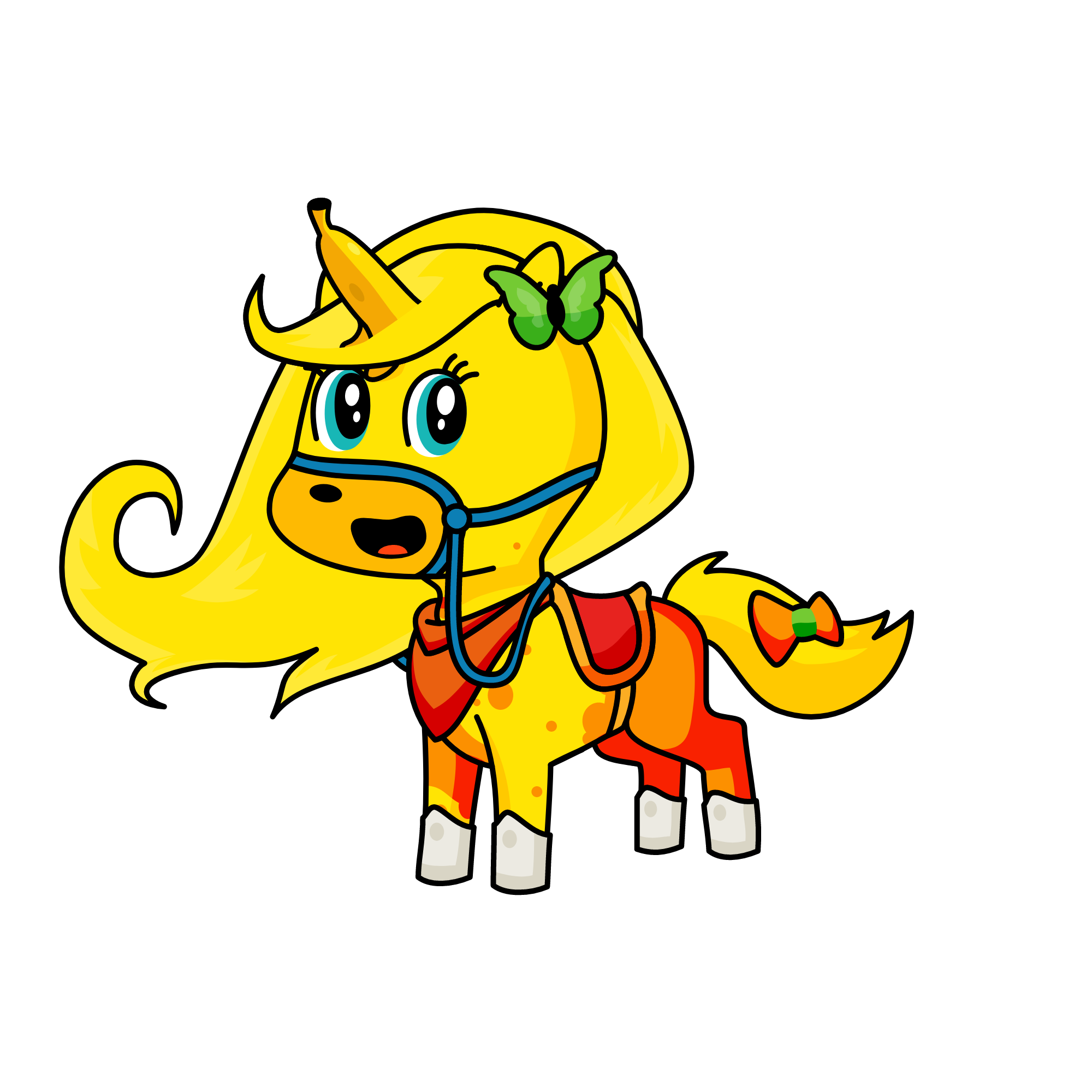 banana, the unicorn