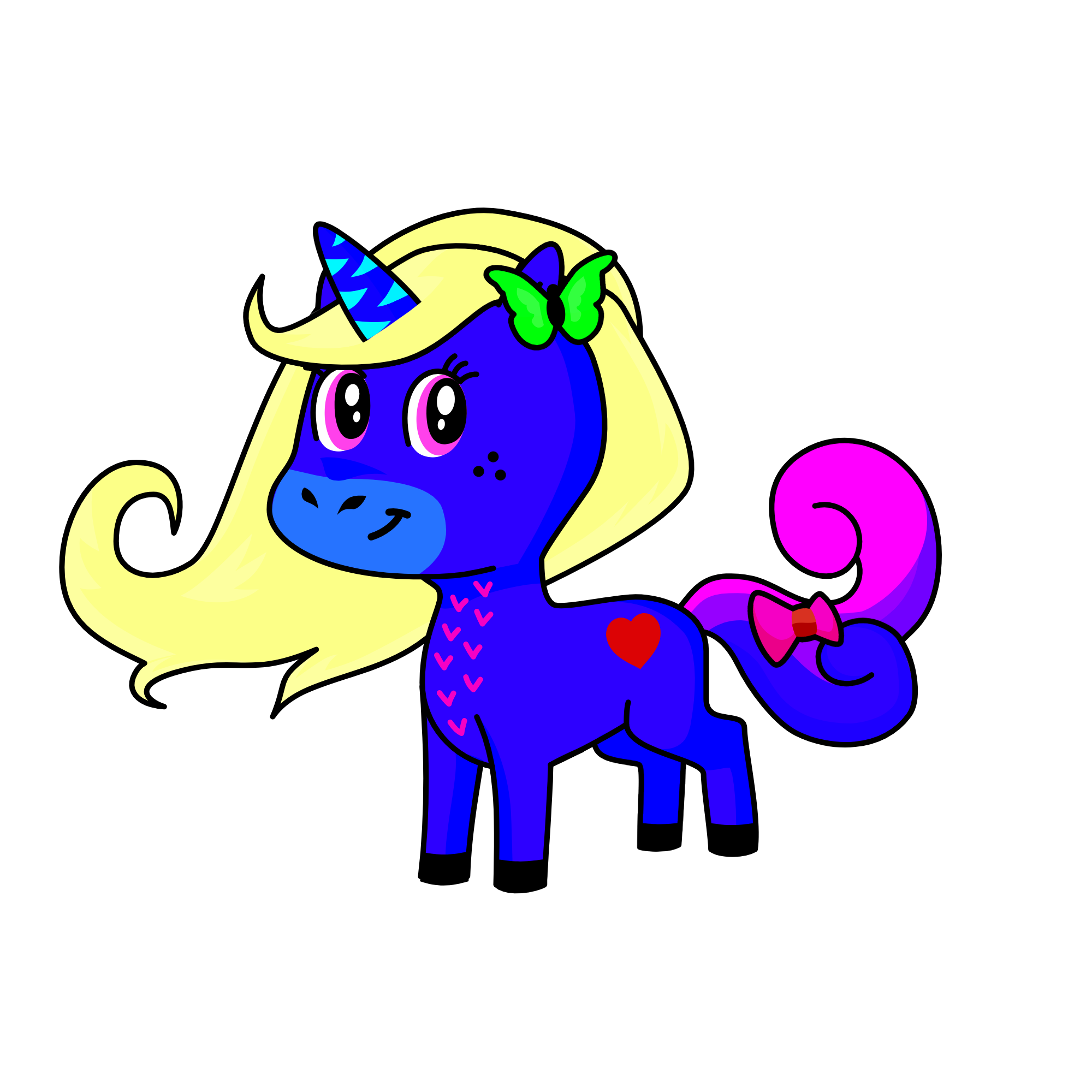 LUA DA MEIA NOITE., the unicorn