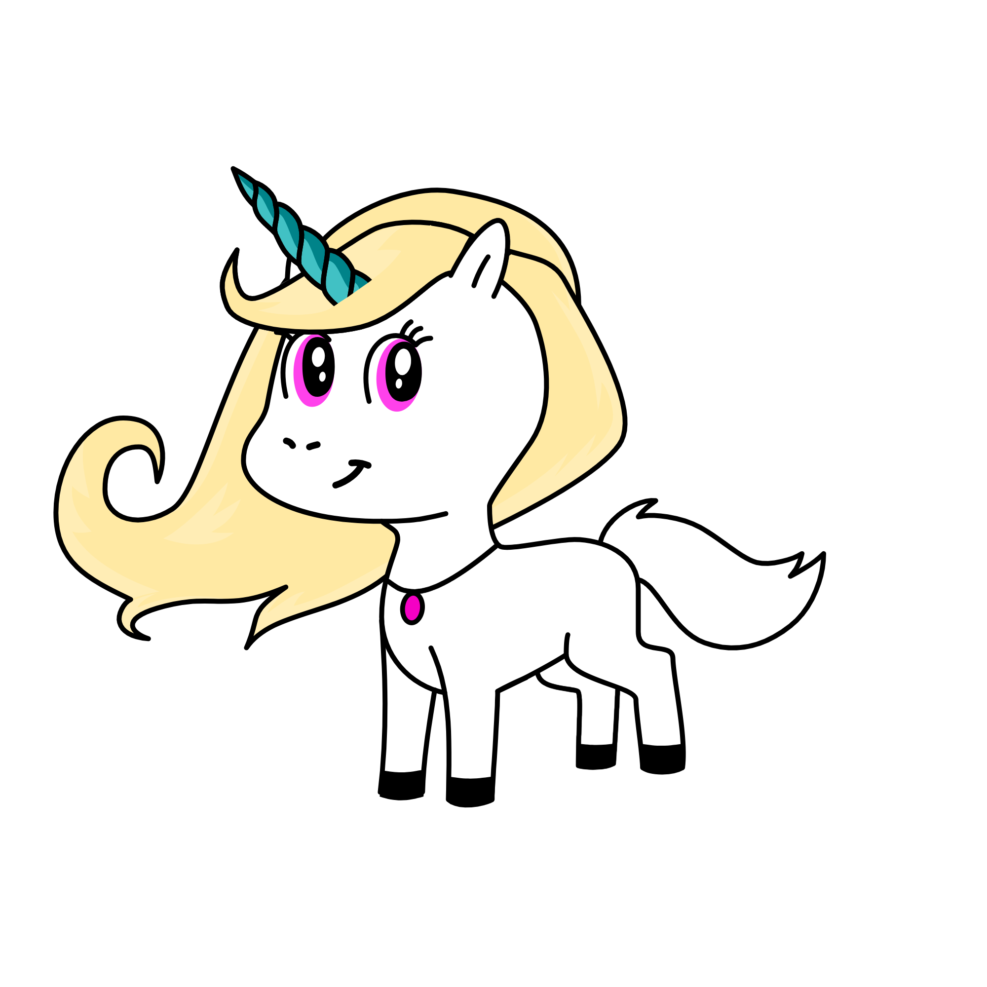 Pinkie, the unicorn